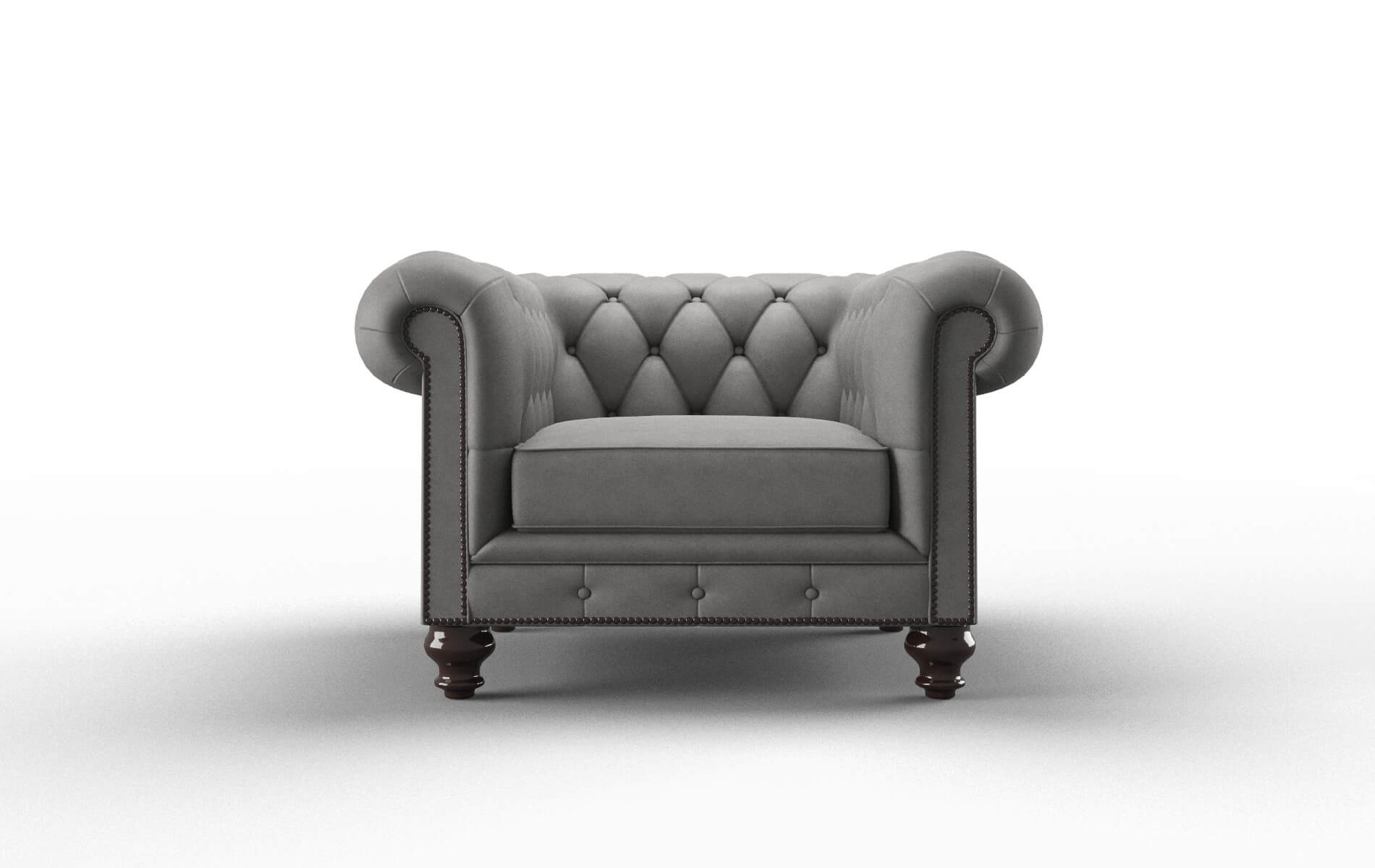 Bordeaux Noble smoke Chair Espresso Legs  1