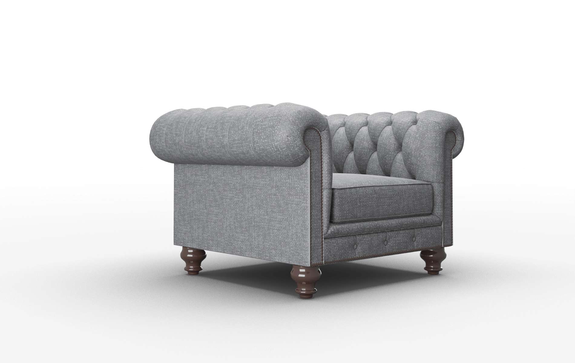Bordeaux Notion Graphite Chair espresso legs 2