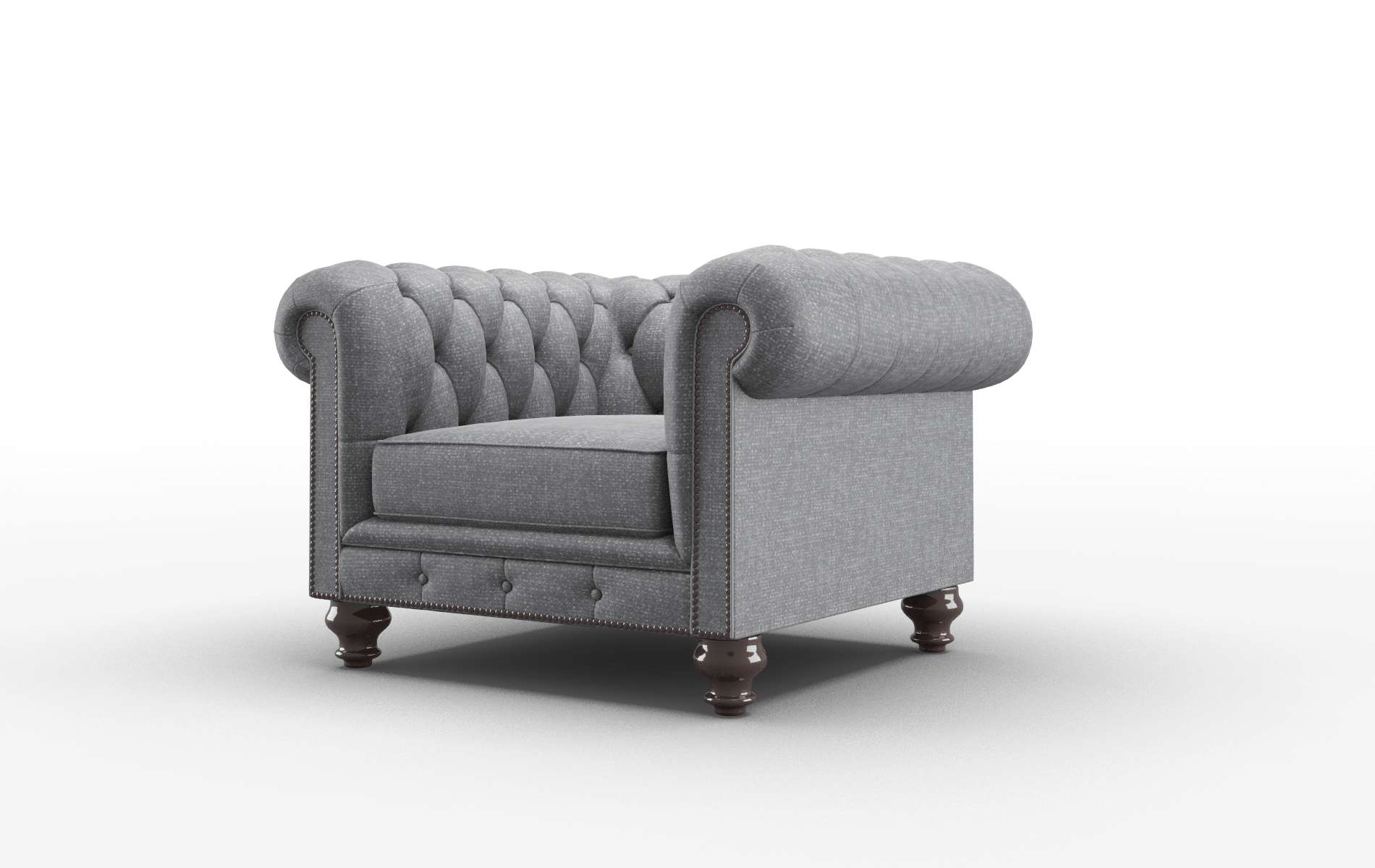 Bordeaux Notion Graphite Chair espresso legs 4