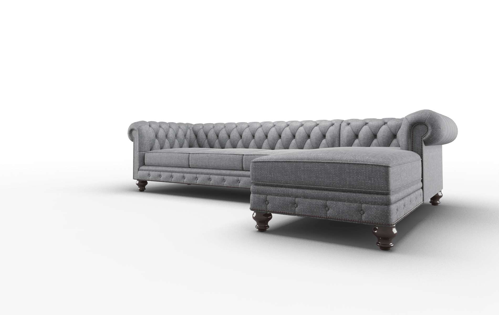 Bordeaux Notion Graphite Panel espresso legs 4