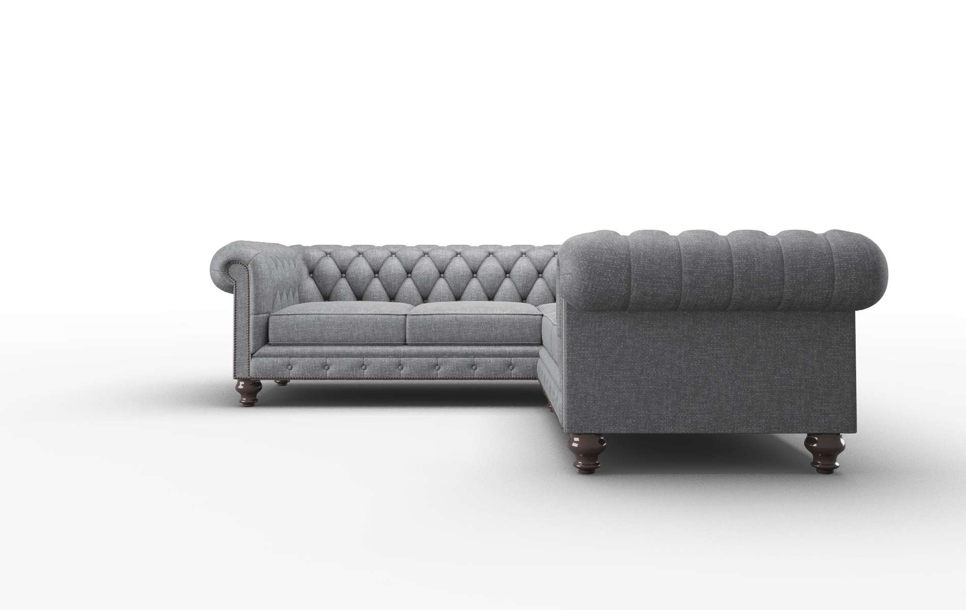Bordeaux Notion Graphite Sectional espresso legs 5