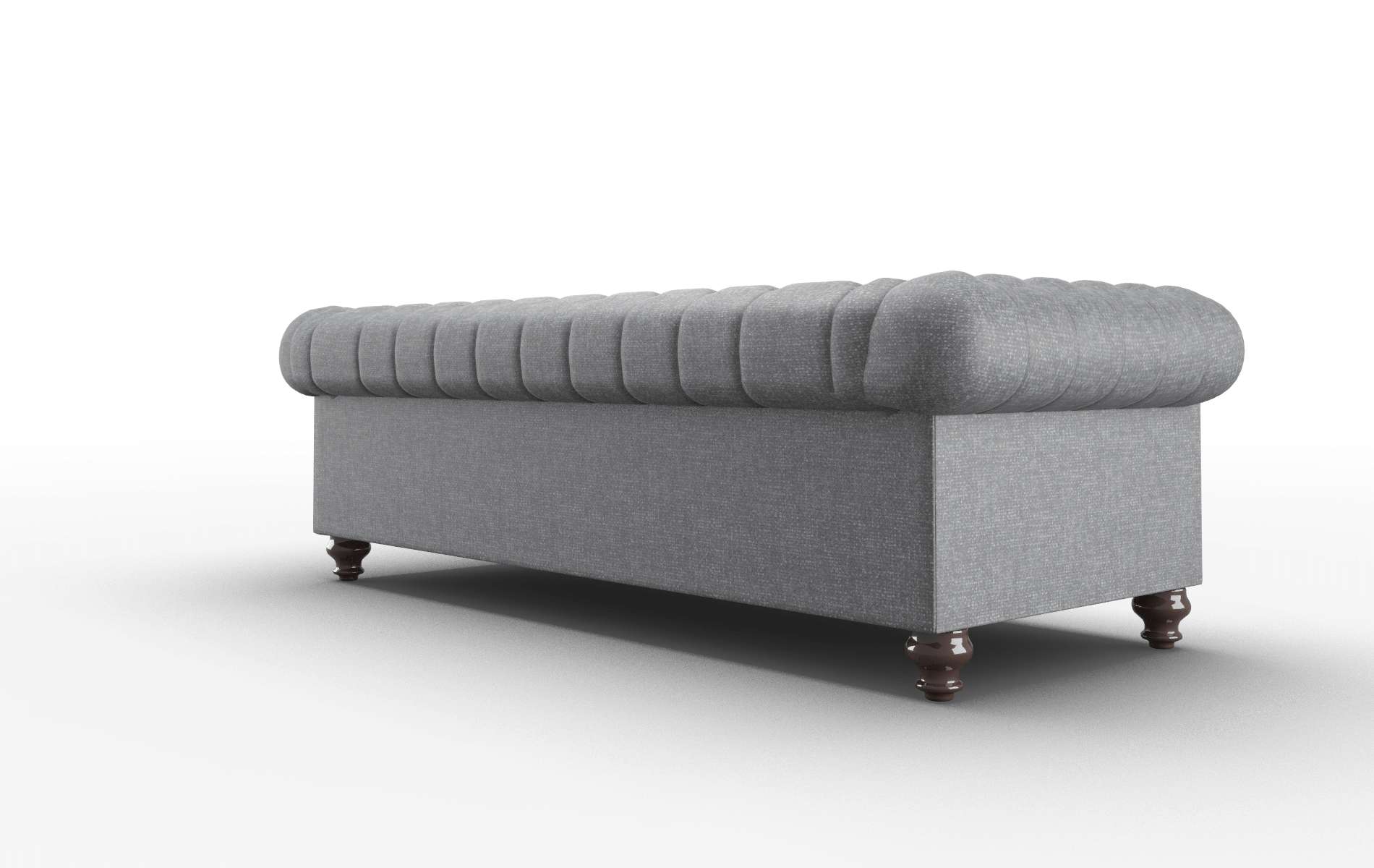 Bordeaux Notion Graphite Sofa espresso legs 5
