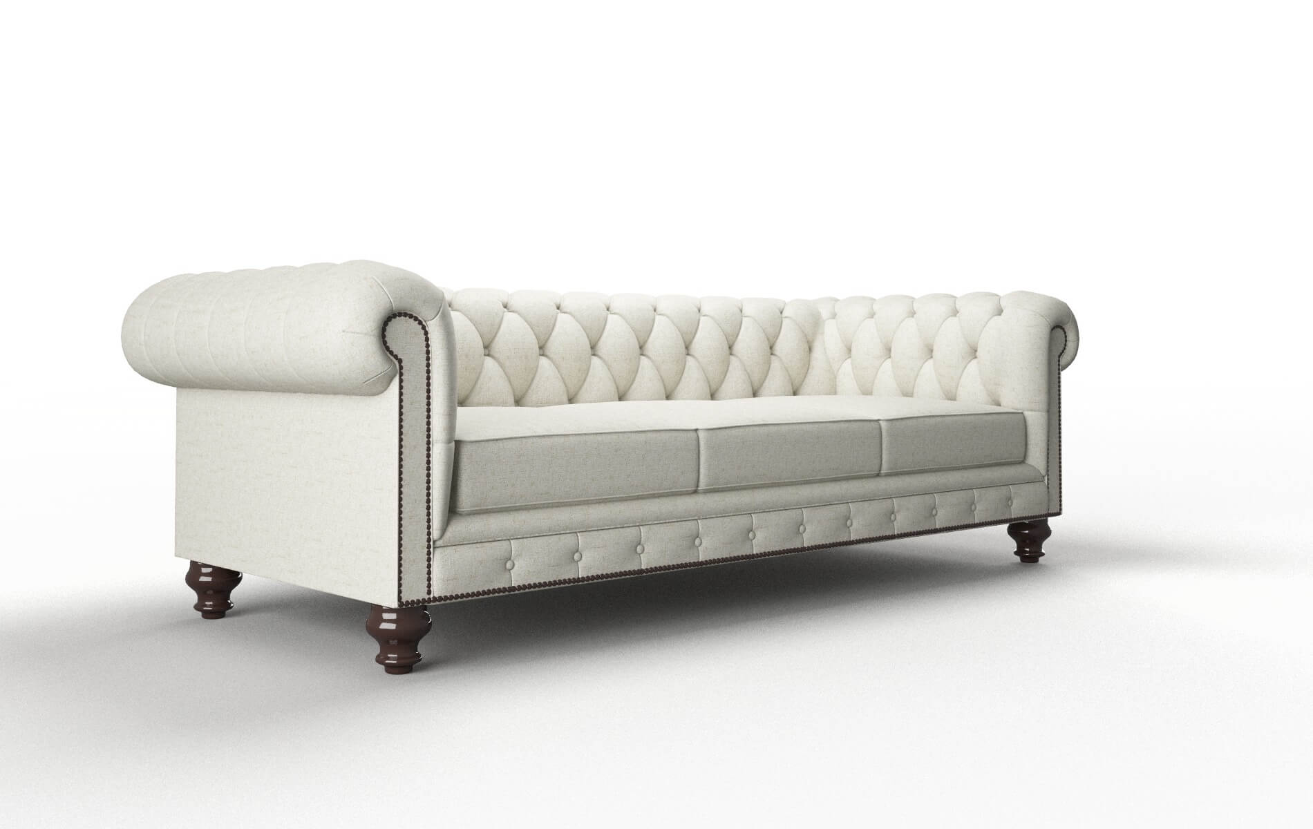 Bordeaux Oceanside Birch Sofa espresso legs 2