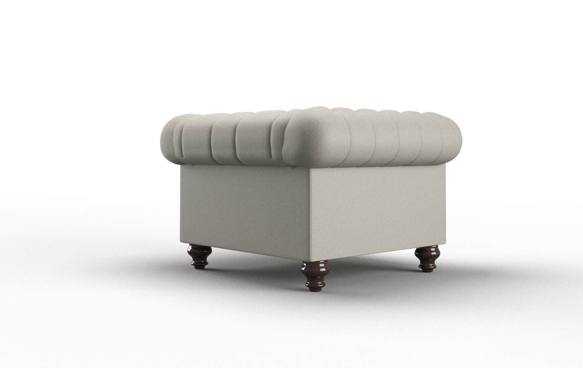 Bordeaux Oscar Silver Chair espresso legs 5