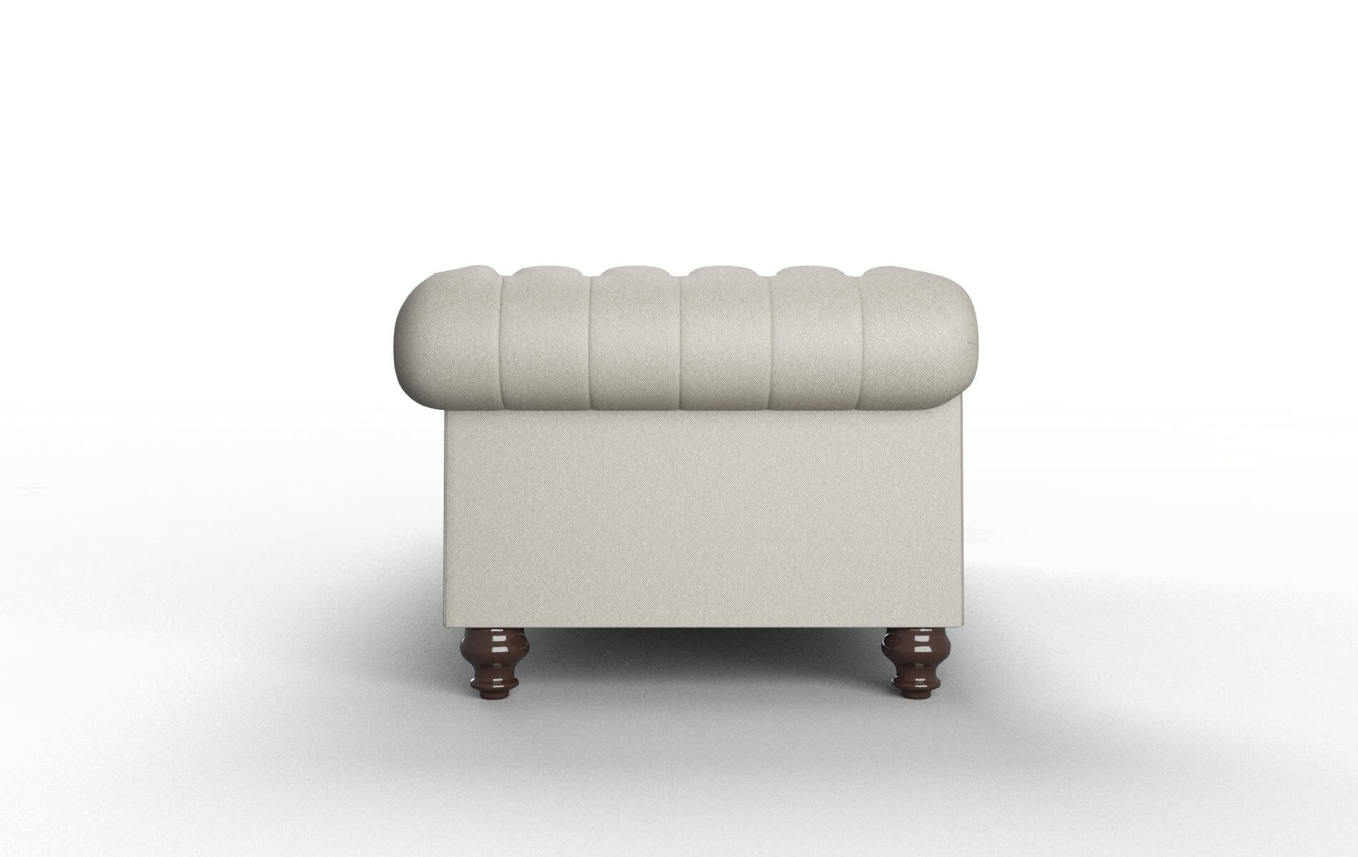 Bordeaux Oscar Silver Sofa espresso legs 3