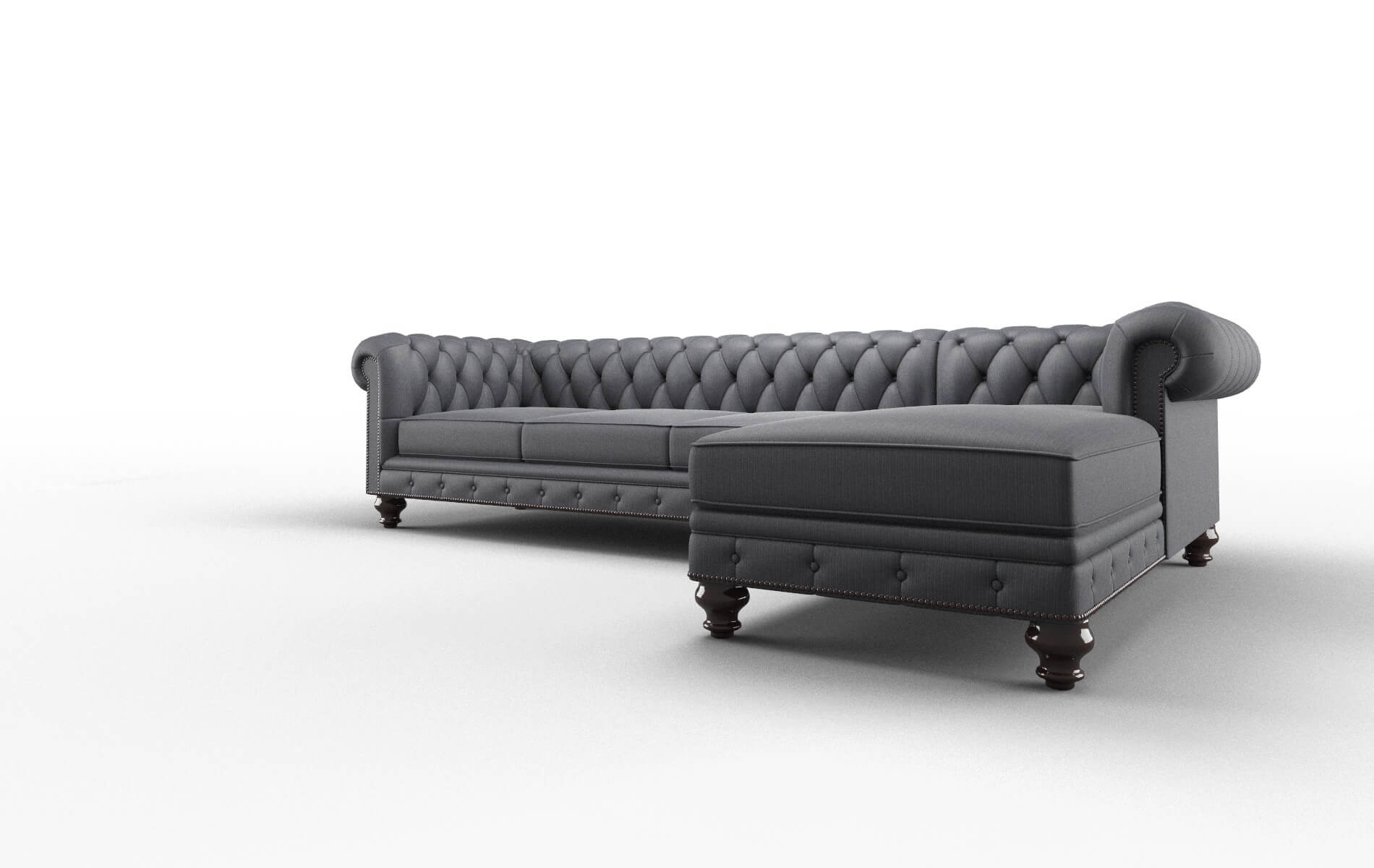 Bordeaux Parker Midnight Panel espresso legs 4