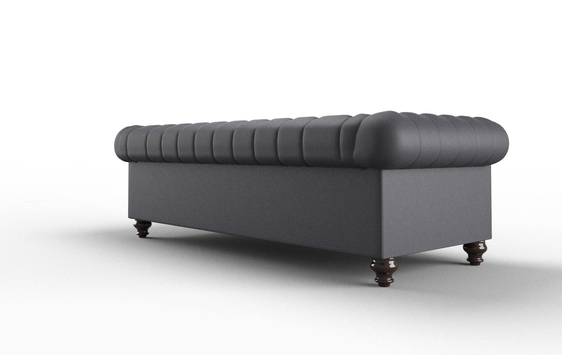 Bordeaux Parker Midnight Sofa espresso legs 5