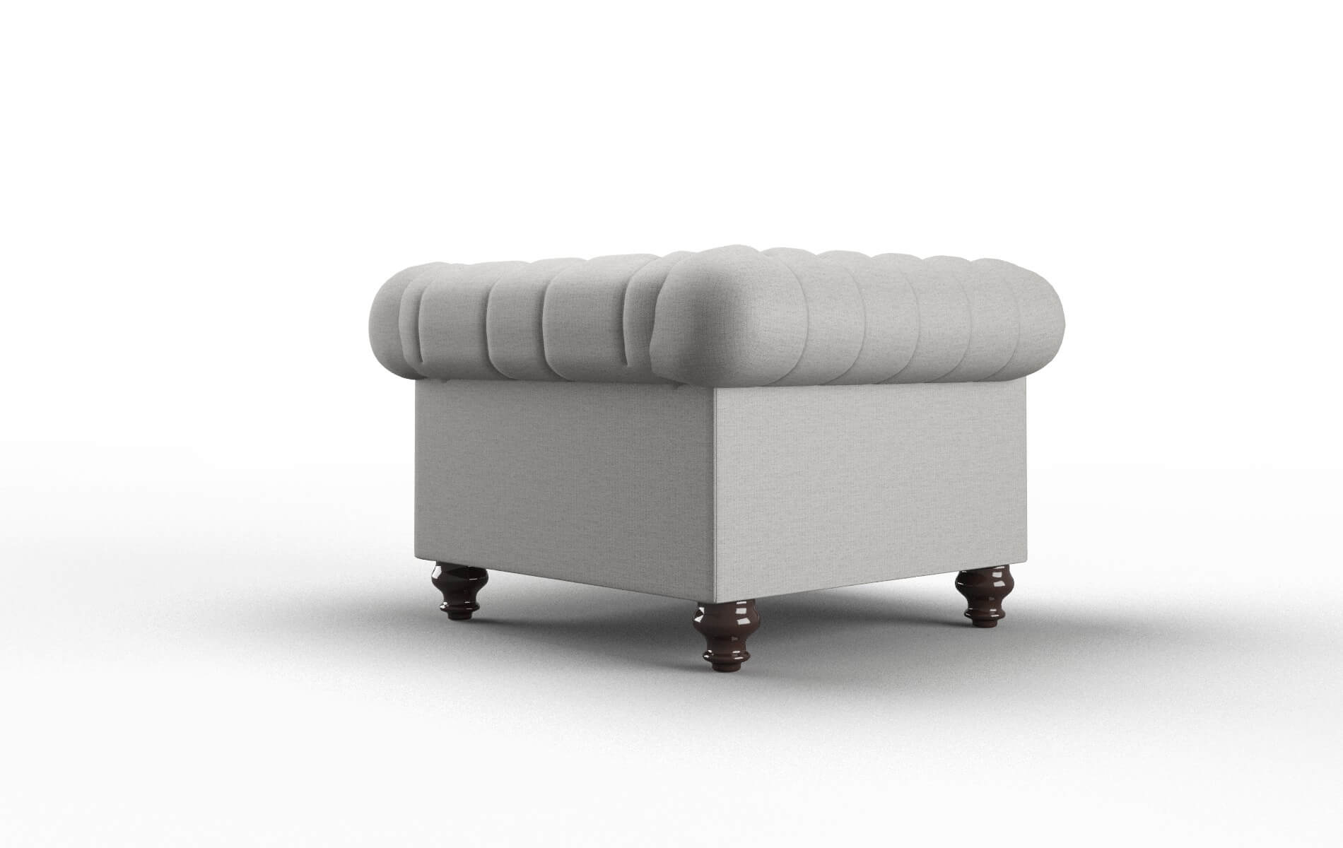 Bordeaux Parker Silver Chair espresso legs 5