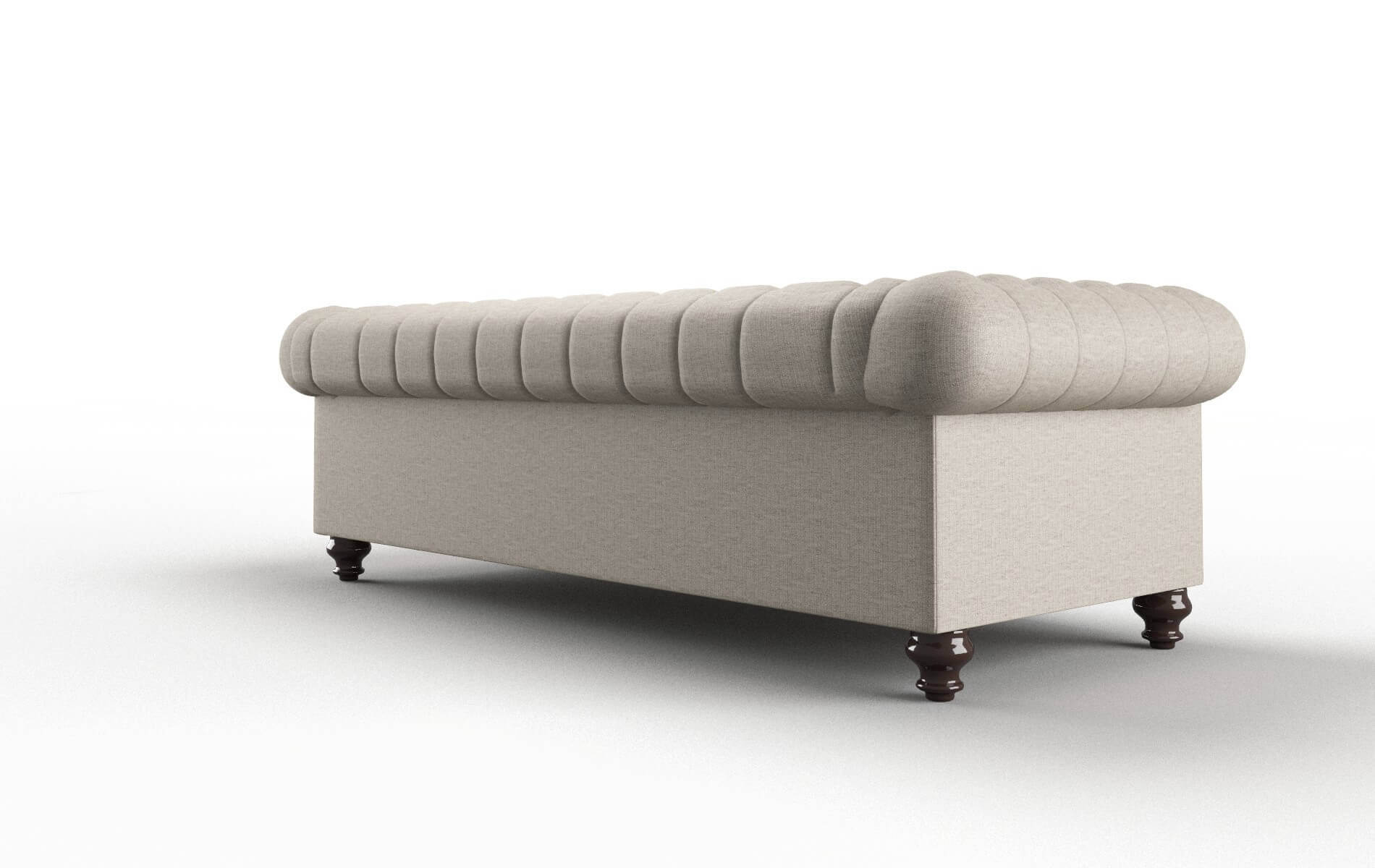 Bordeaux Parker Wheat Sofa espresso legs 5