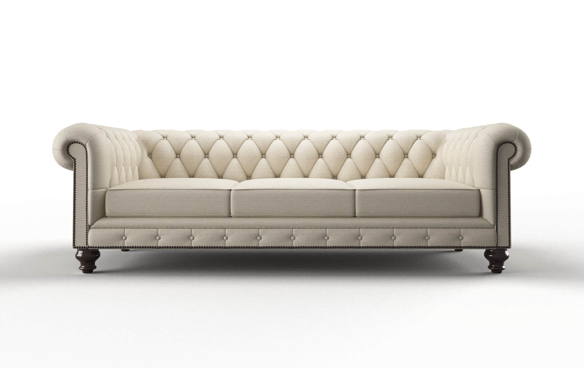 Bordeaux Phoenix Birch Sofa espresso legs 1