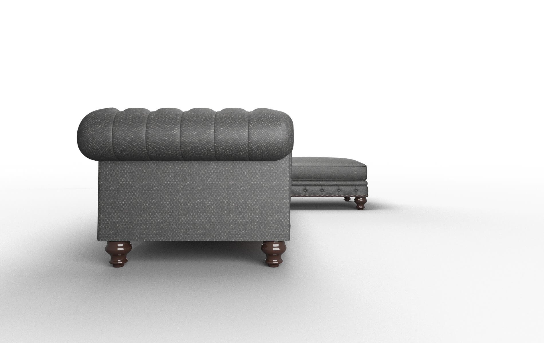 Bordeaux Phoenix Charcoal Panel espresso legs 3