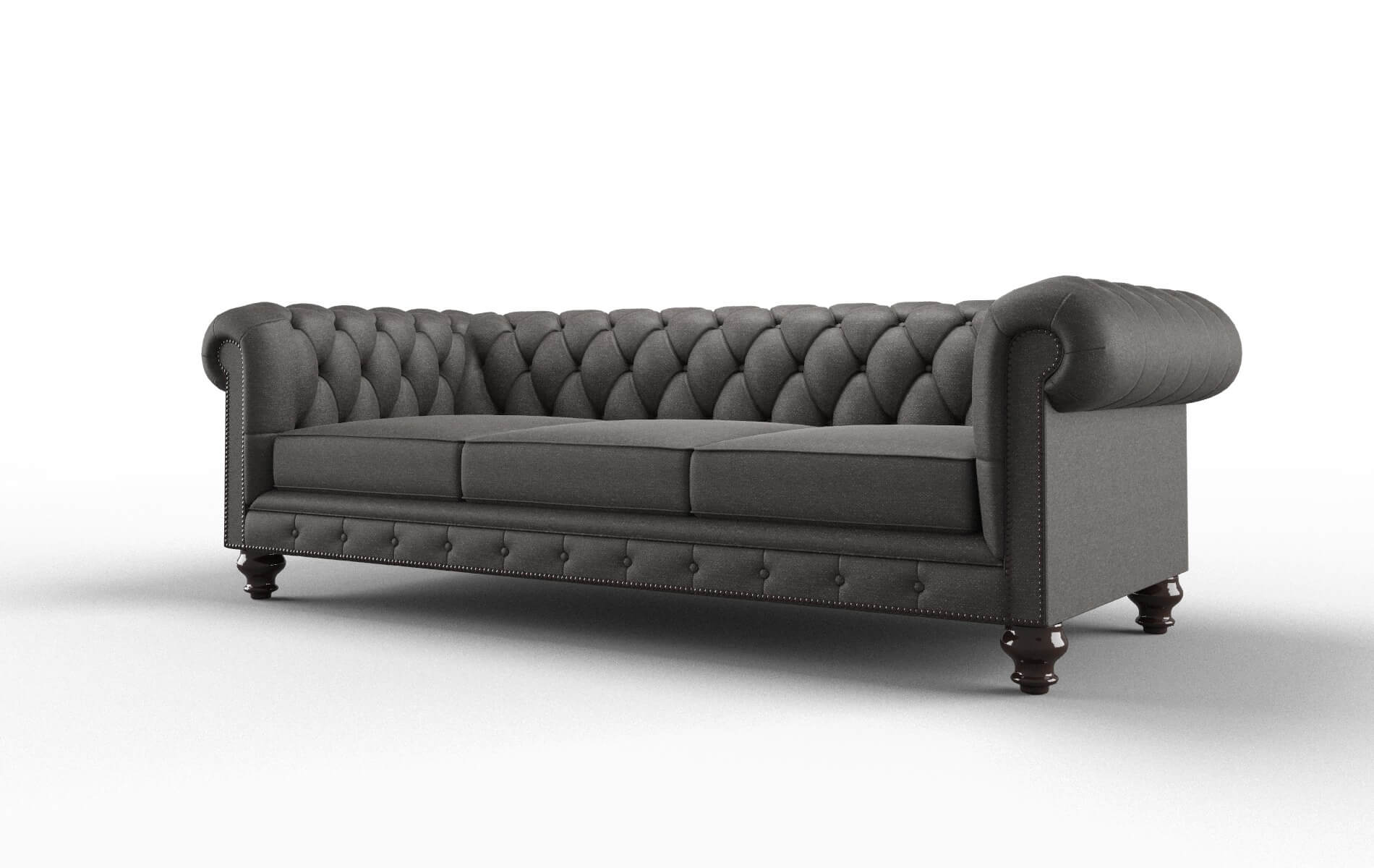 Bordeaux Phoenix Chocolate Sofa espresso legs 4