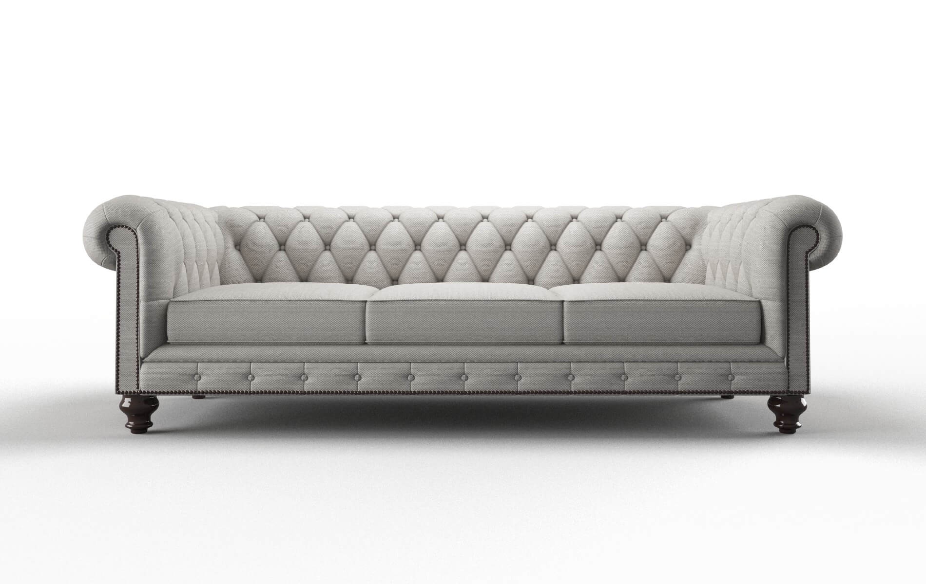 Bordeaux Phoenix Silver Sofa espresso legs 1