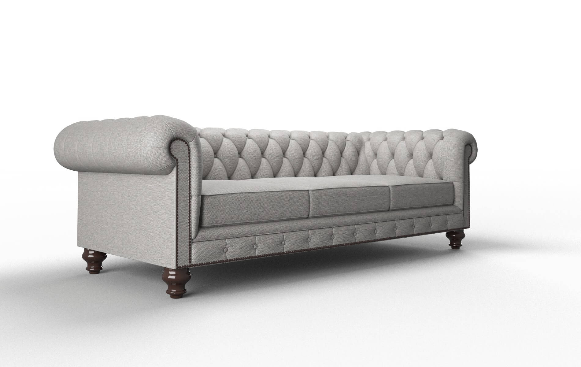Bordeaux Phoenix Smoke Sofa espresso legs 2