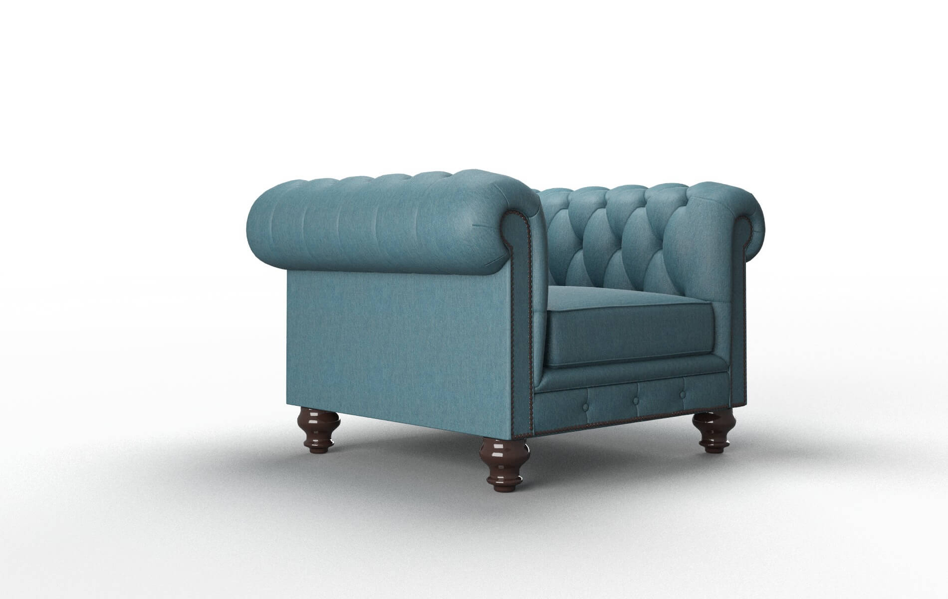 Bordeaux Portland Prussian Chair espresso legs 2