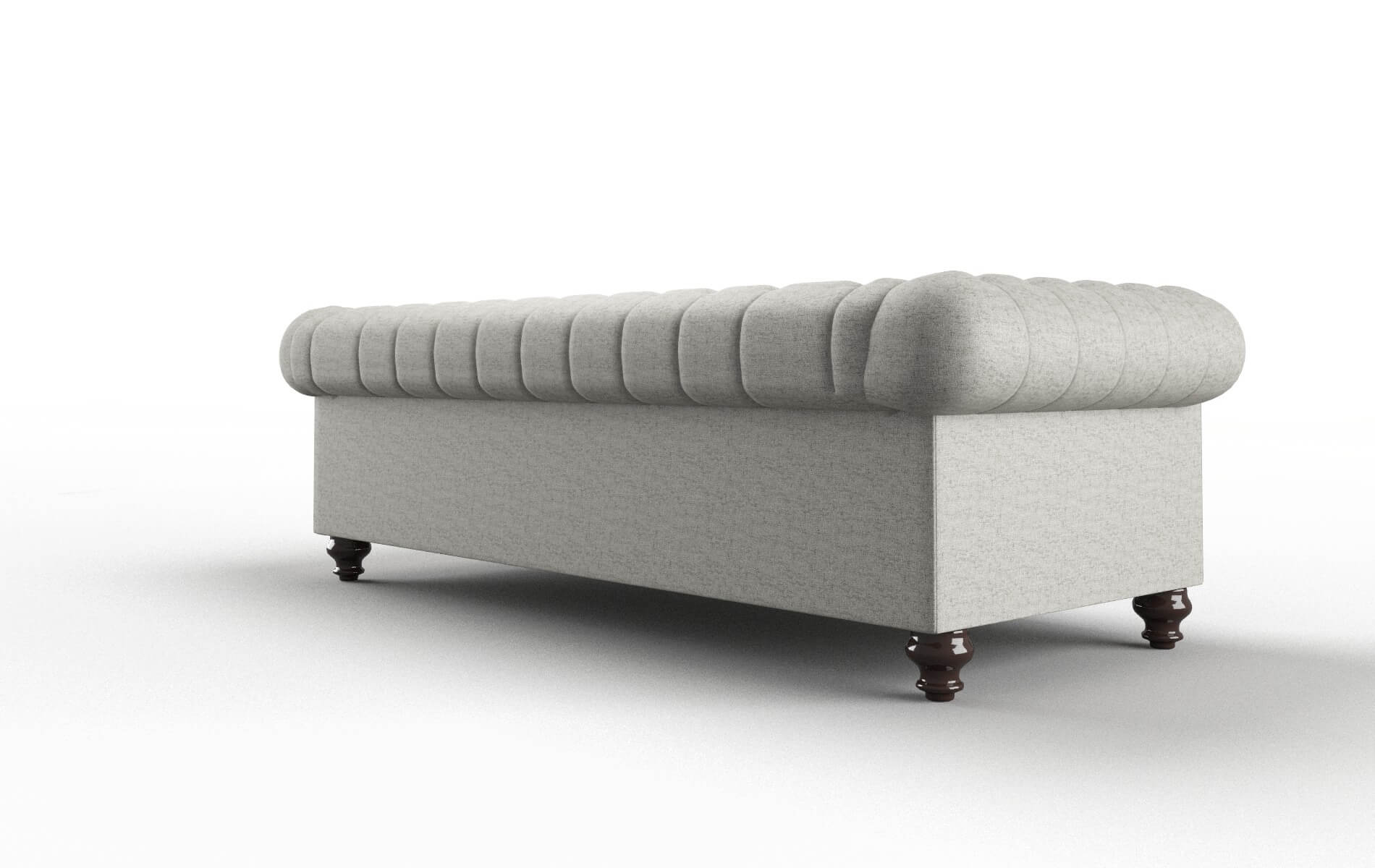 Bordeaux Prime Gravel Sofa espresso legs 5
