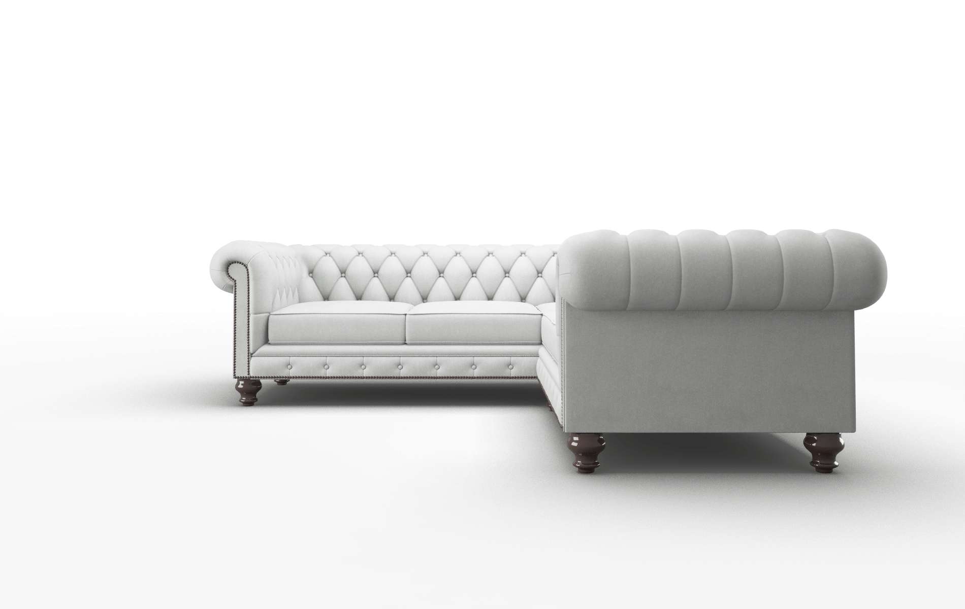 Bordeaux Prisma Steam Sectional espresso legs 5