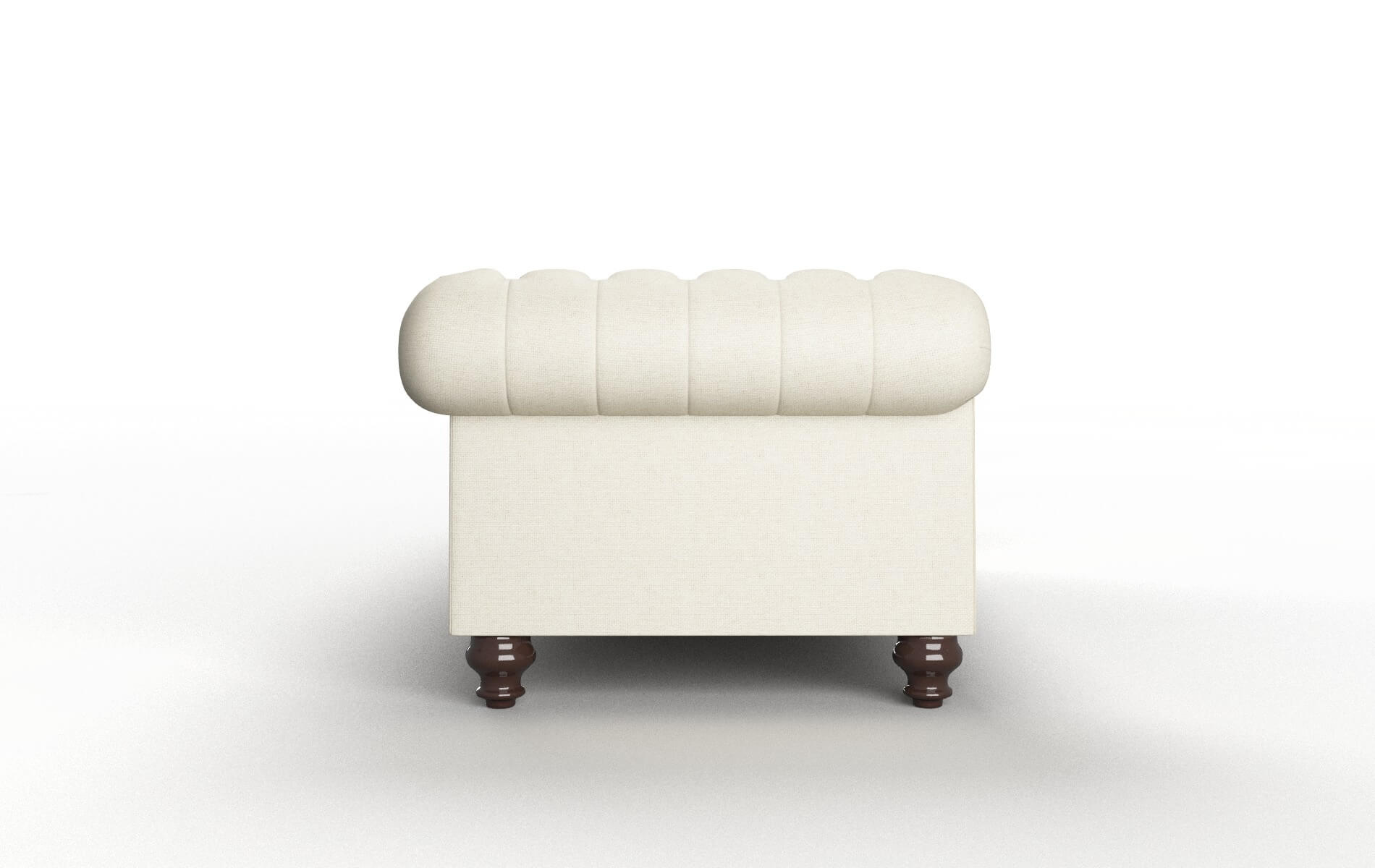 Bordeaux Redondo Oyster Sofa espresso legs 3