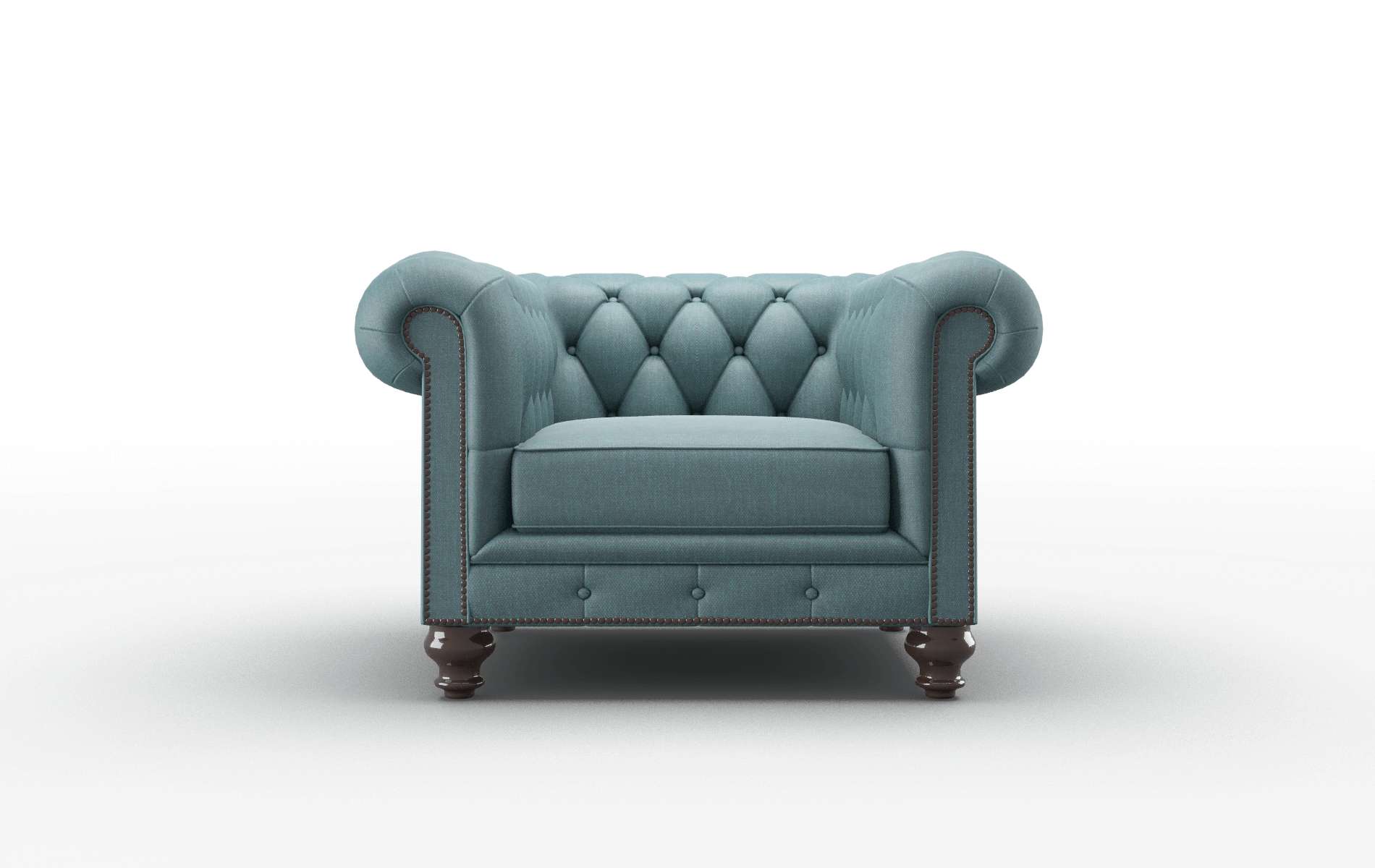 Bordeaux Rocket Peacock Chair espresso legs 1