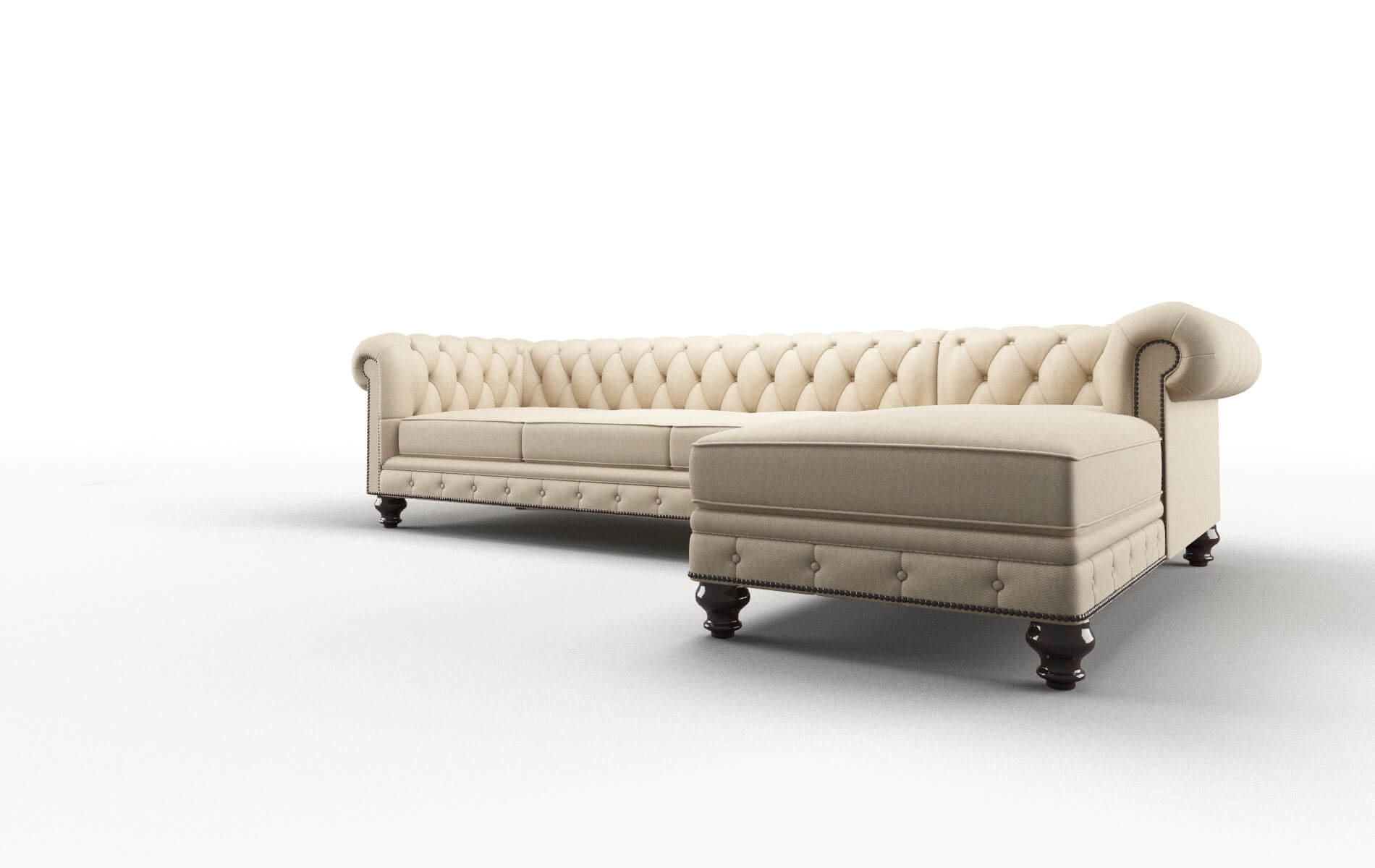 Bordeaux Royale Mondo Panel espresso legs 4