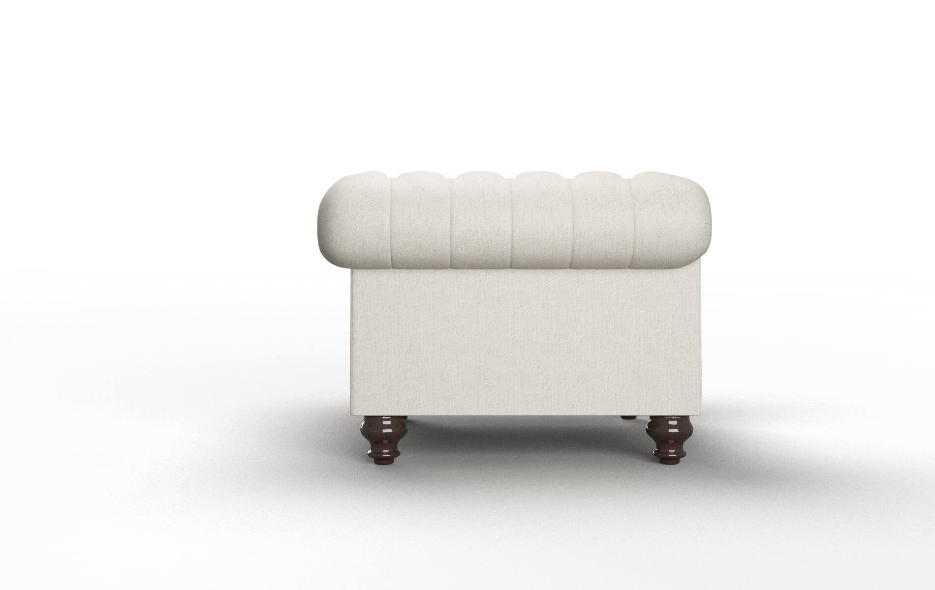 Bordeaux Sasha Linen Chair espresso legs 3