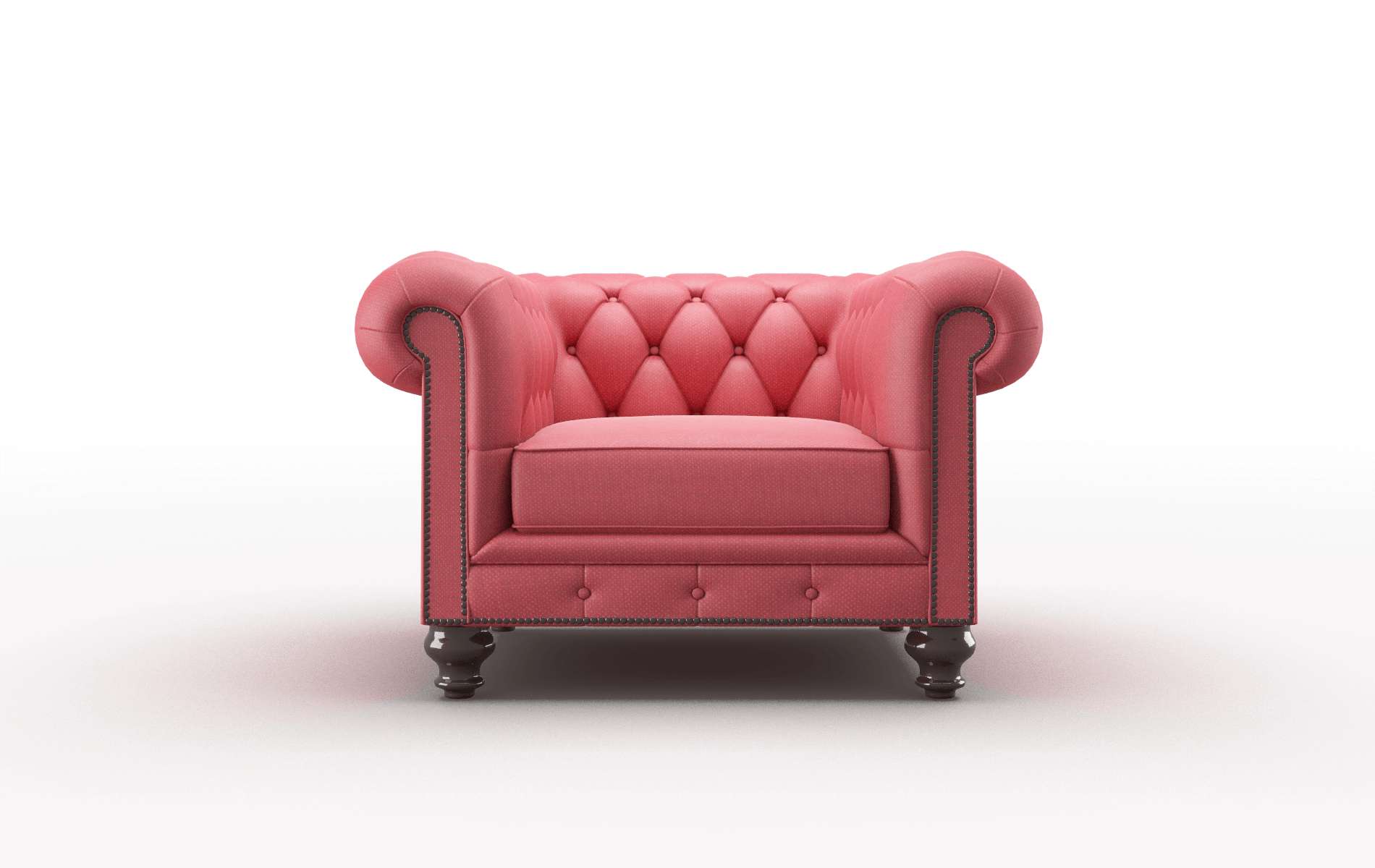 Bordeaux Sorrento Berry Chair espresso legs 1