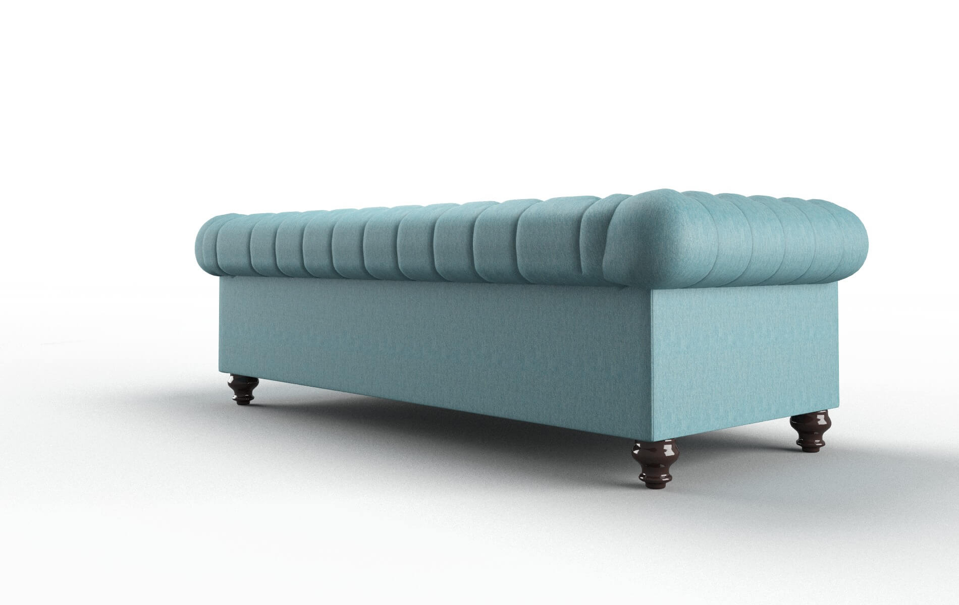 Bordeaux Sorrento Denim Sofa espresso legs 5
