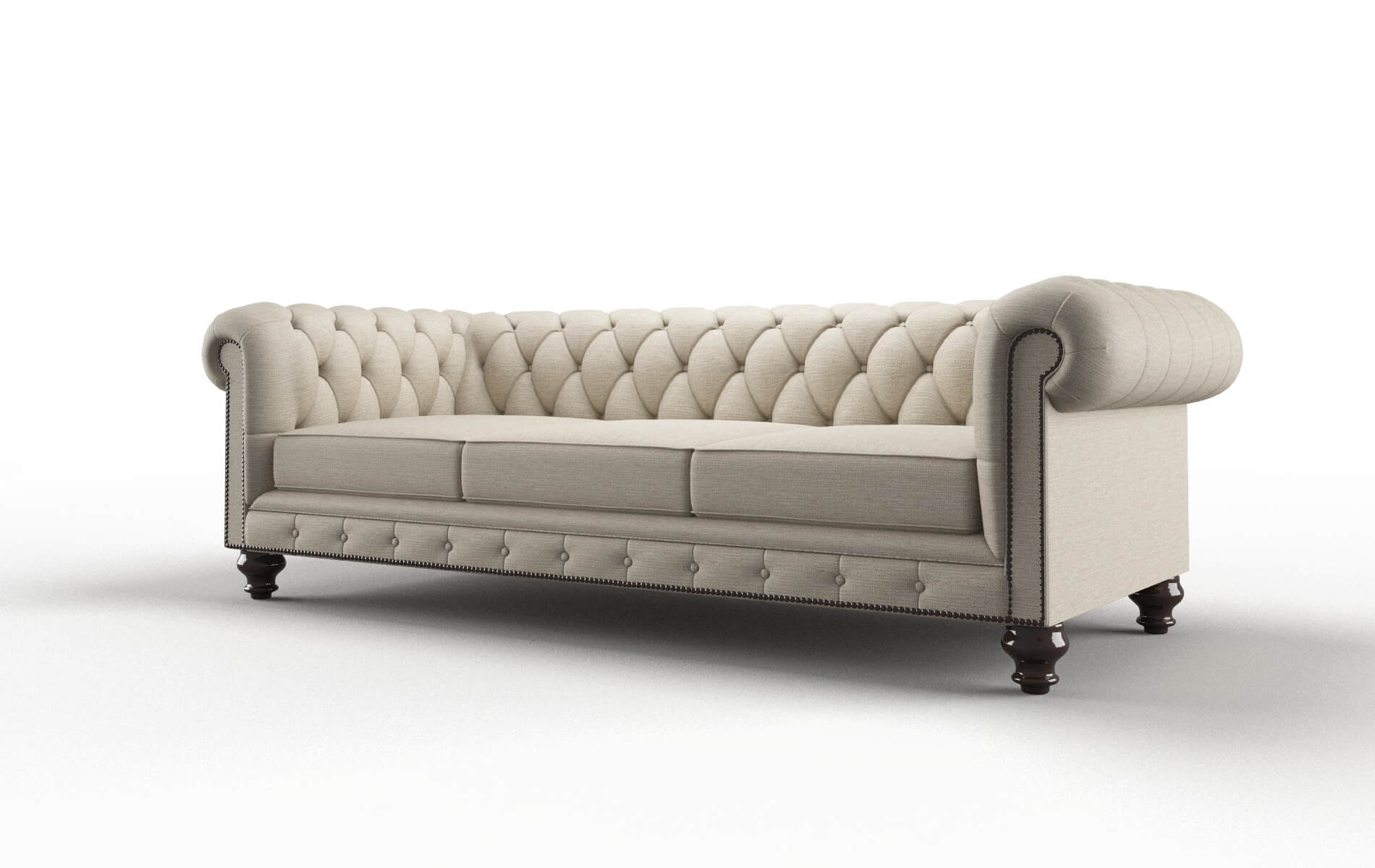 Bordeaux Sosoftness 72 Sofa espresso legs 4