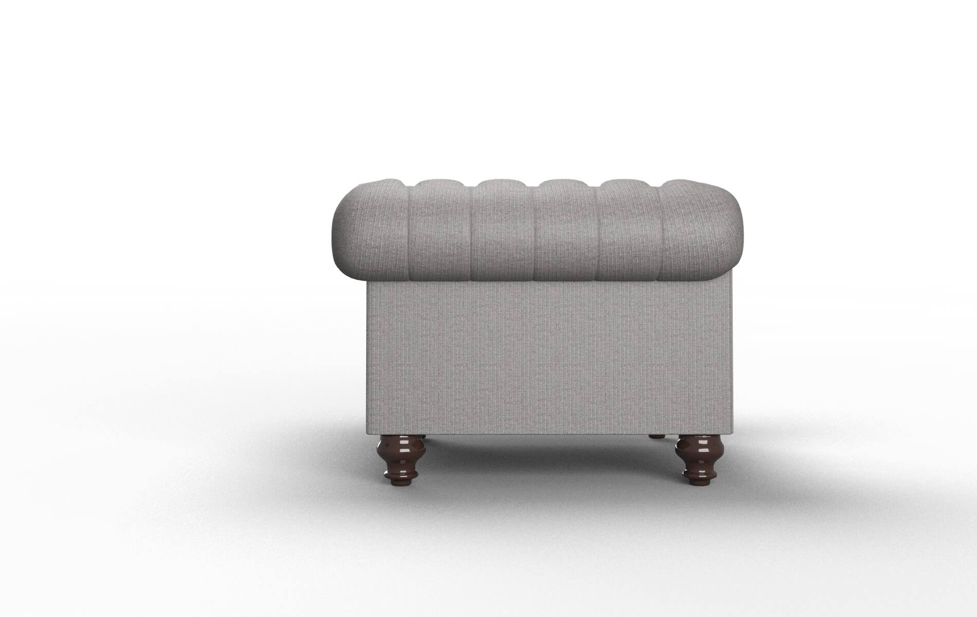 Bordeaux Terrain Oatmeal Chair espresso legs 3