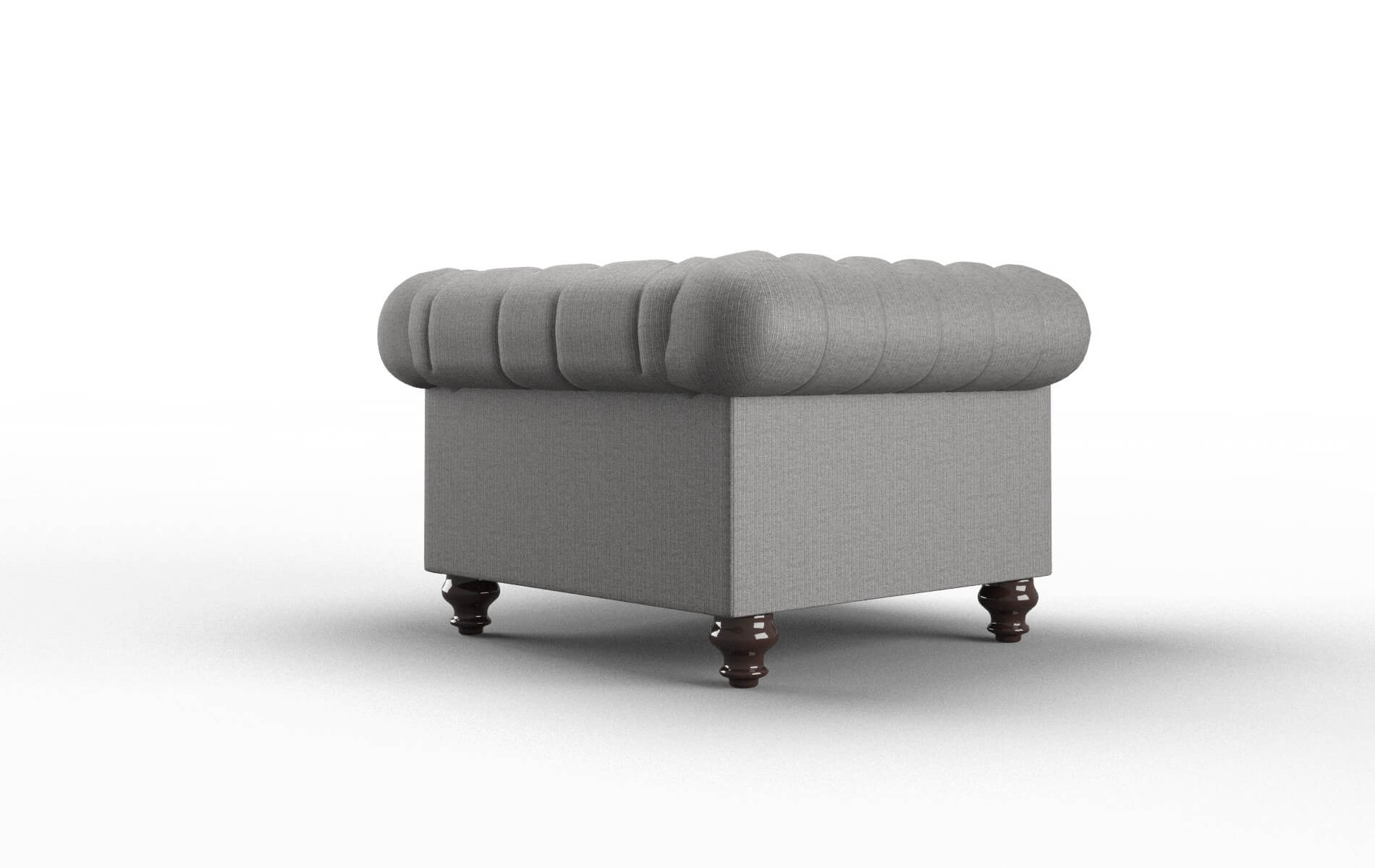 Bordeaux Terrain Oatmeal Chair espresso legs 5
