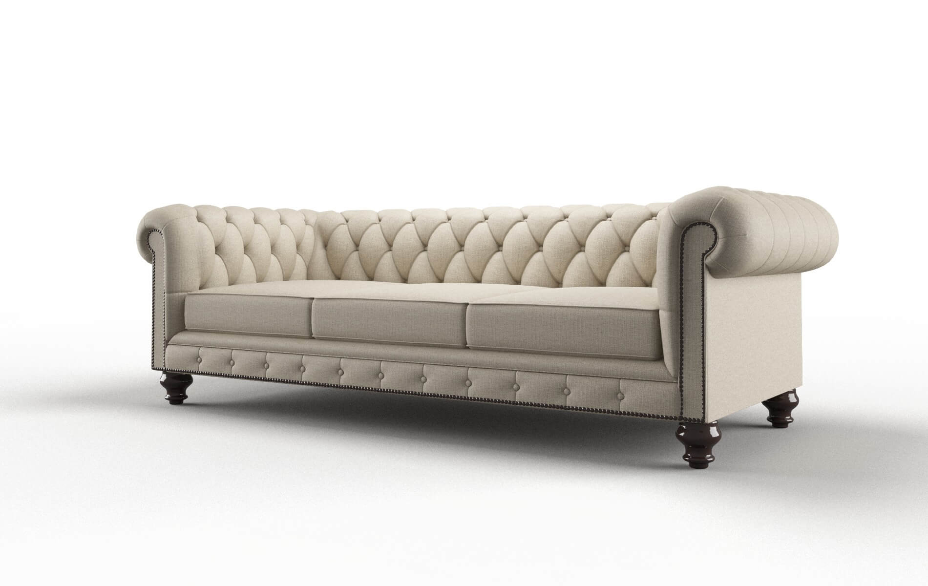 Bordeaux Urban_d Silver Sofa espresso legs 4