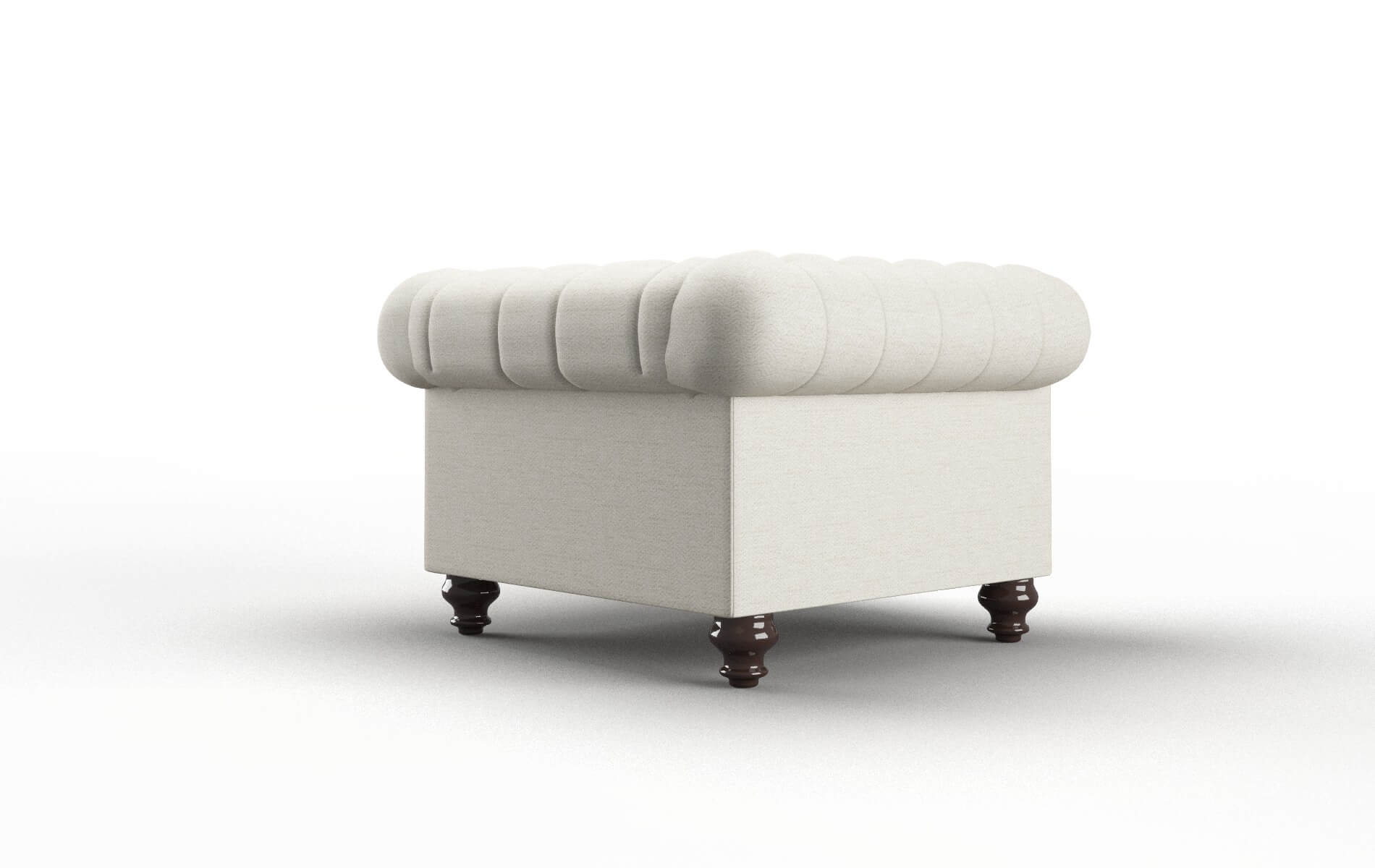 Bordeaux Venus Cream Chair espresso legs 5