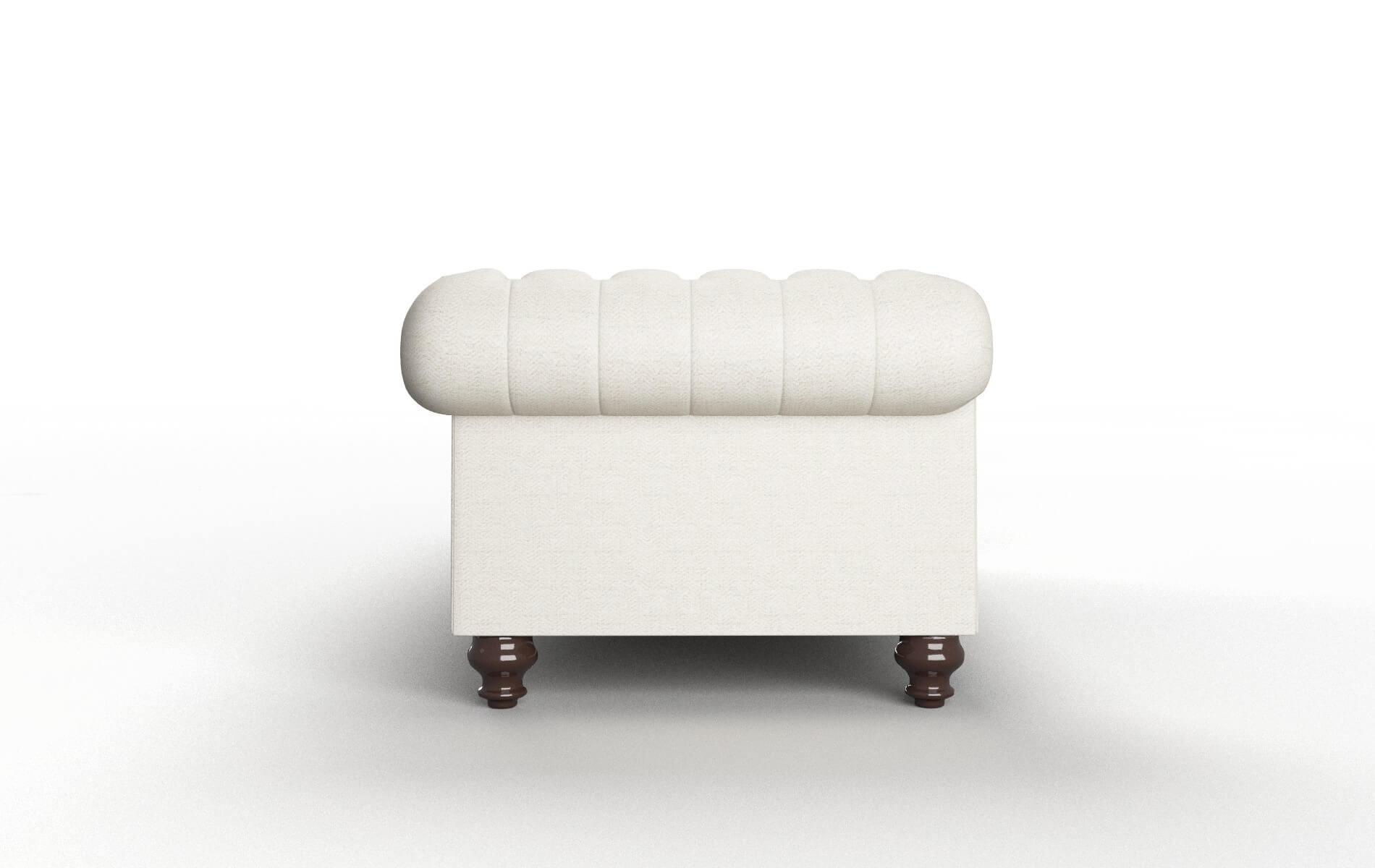 Bordeaux Venus Cream Sofa espresso legs 3