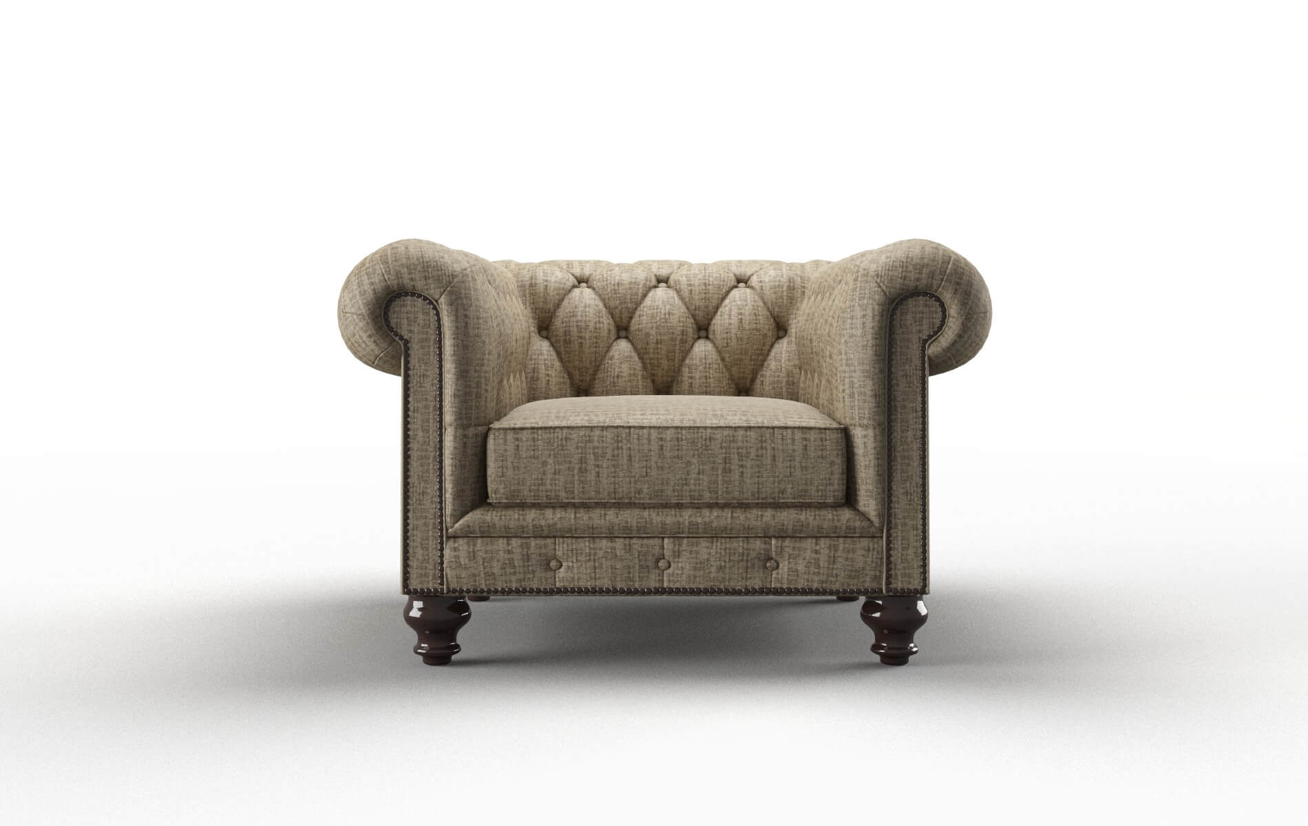 Bordeaux Venus Mocha chair espresso legs