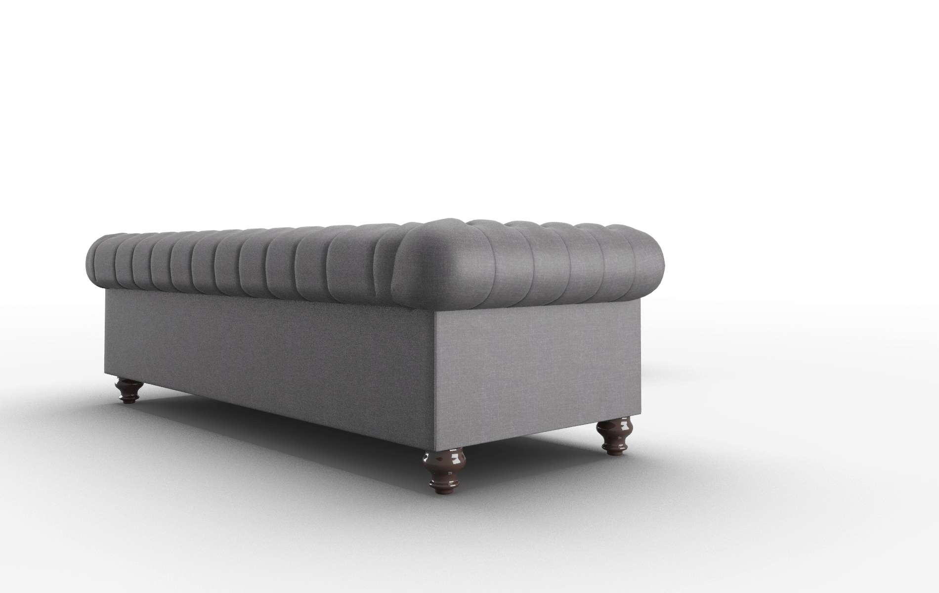 Bordeaux Venus Onyx Sectional espresso legs 3