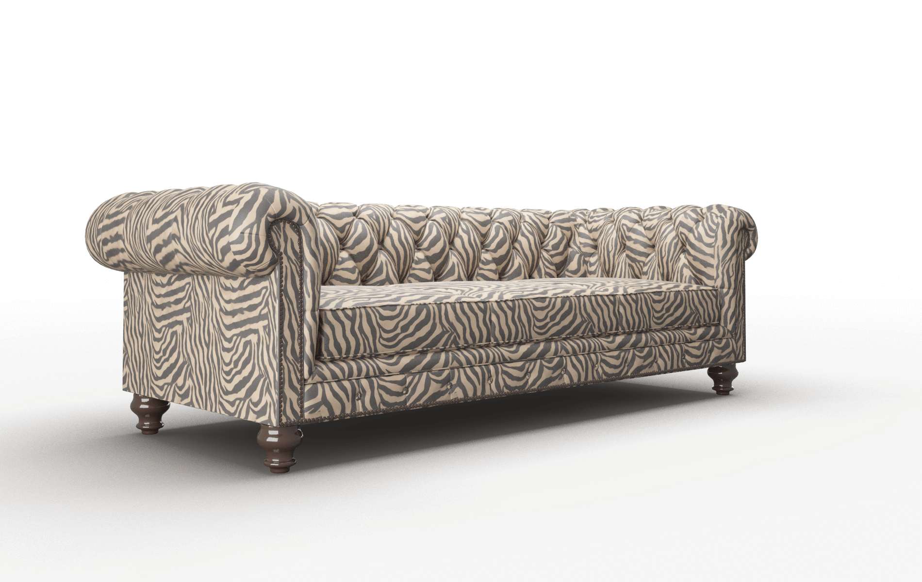 Bordeaux Zambia Coffee Sofa espresso legs 2