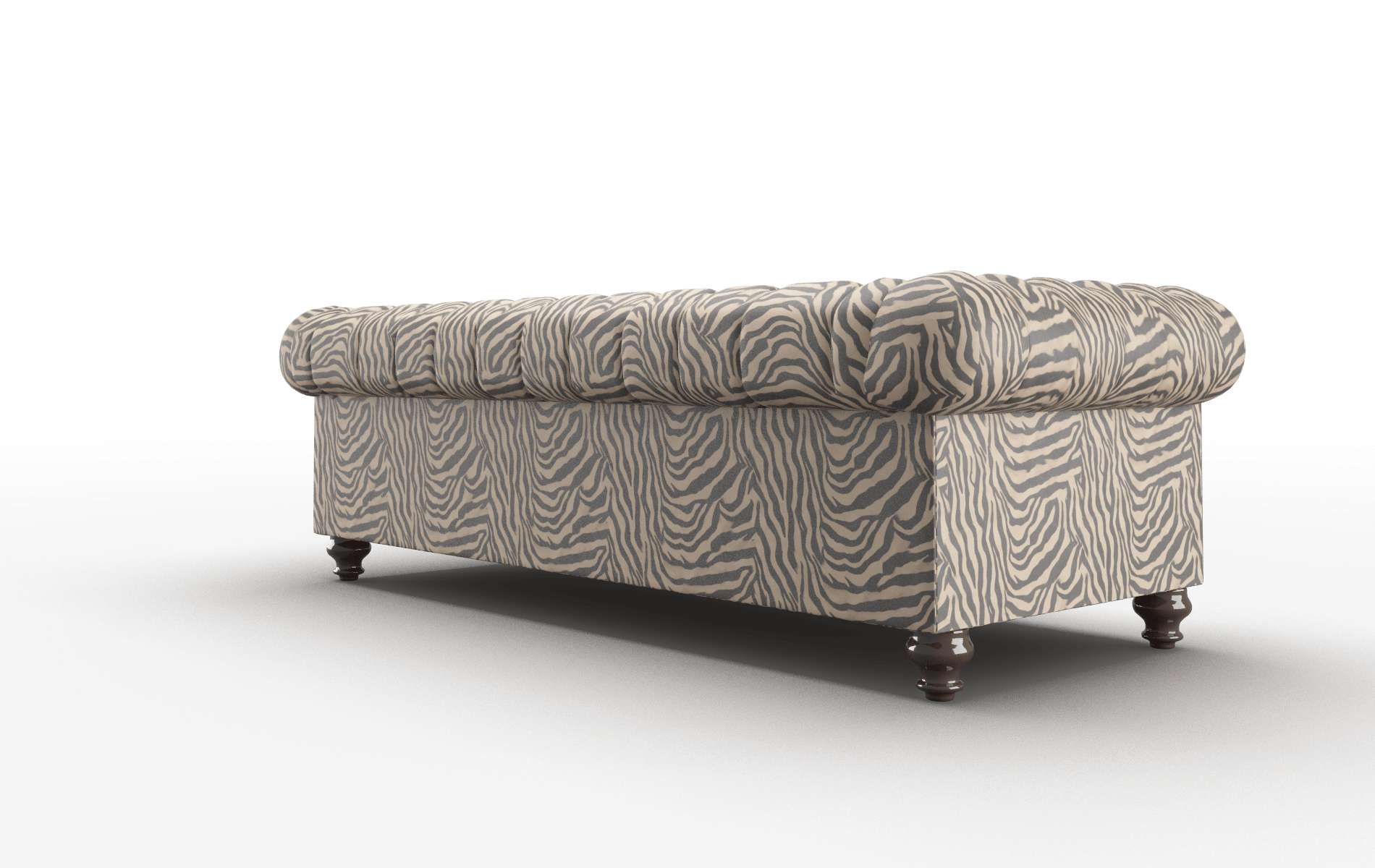 Bordeaux Zambia Coffee Sofa espresso legs 5