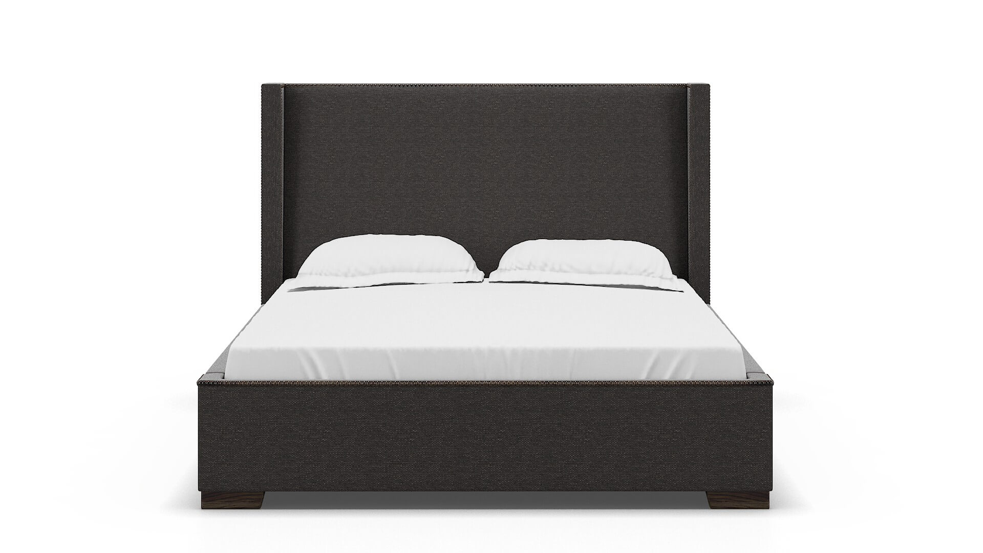 Bria Avenger Denim Bed espresso legs 1