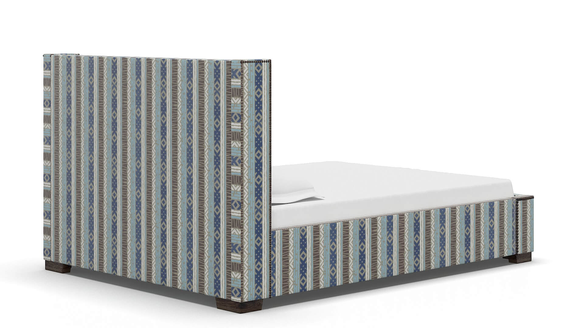 Bria Bodhi Indigo Bed espresso legs 4