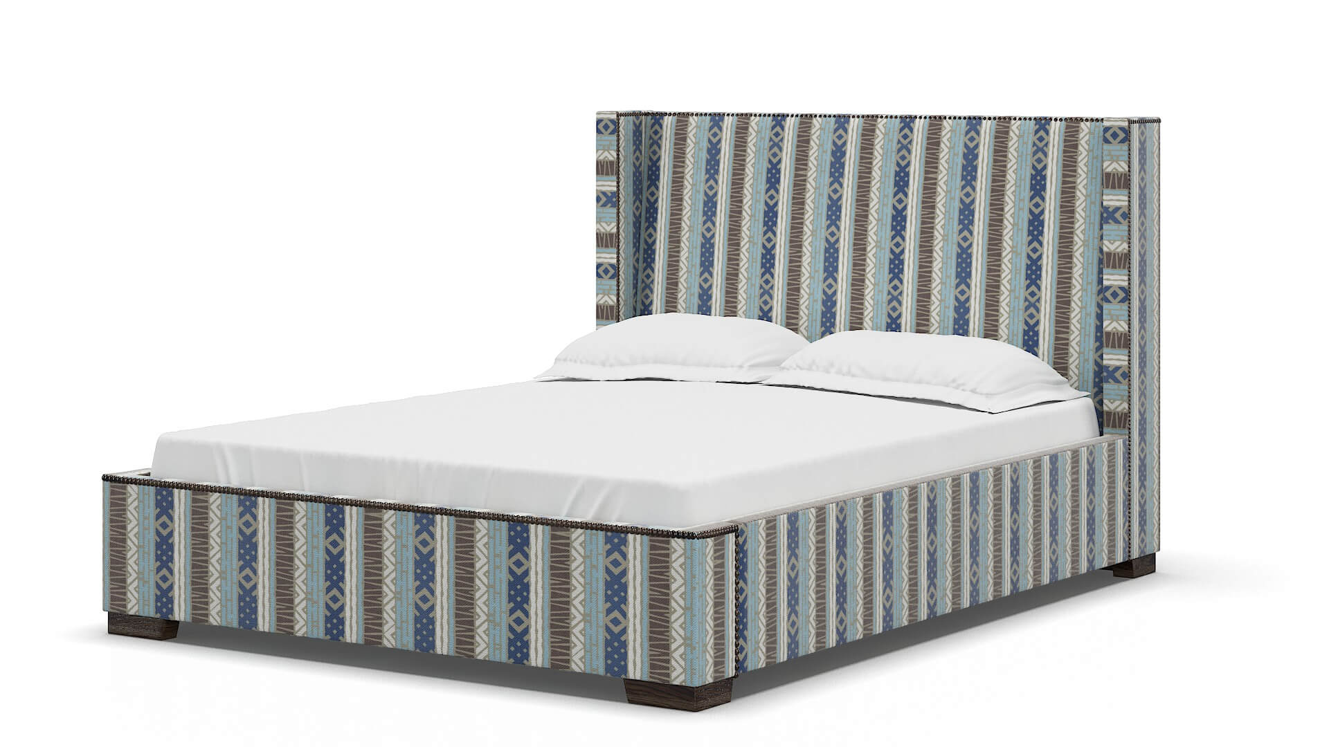 Bria Bodhi Indigo Bed espresso legs 5