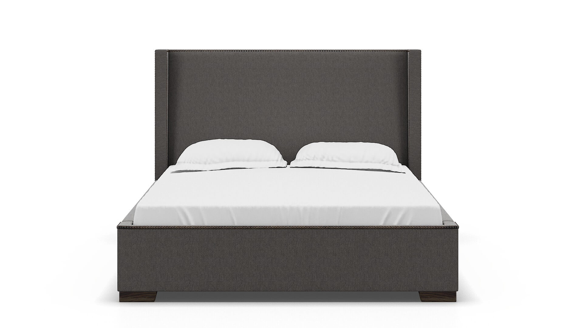 Bria Cosmo Charcoal Bed espresso legs 1