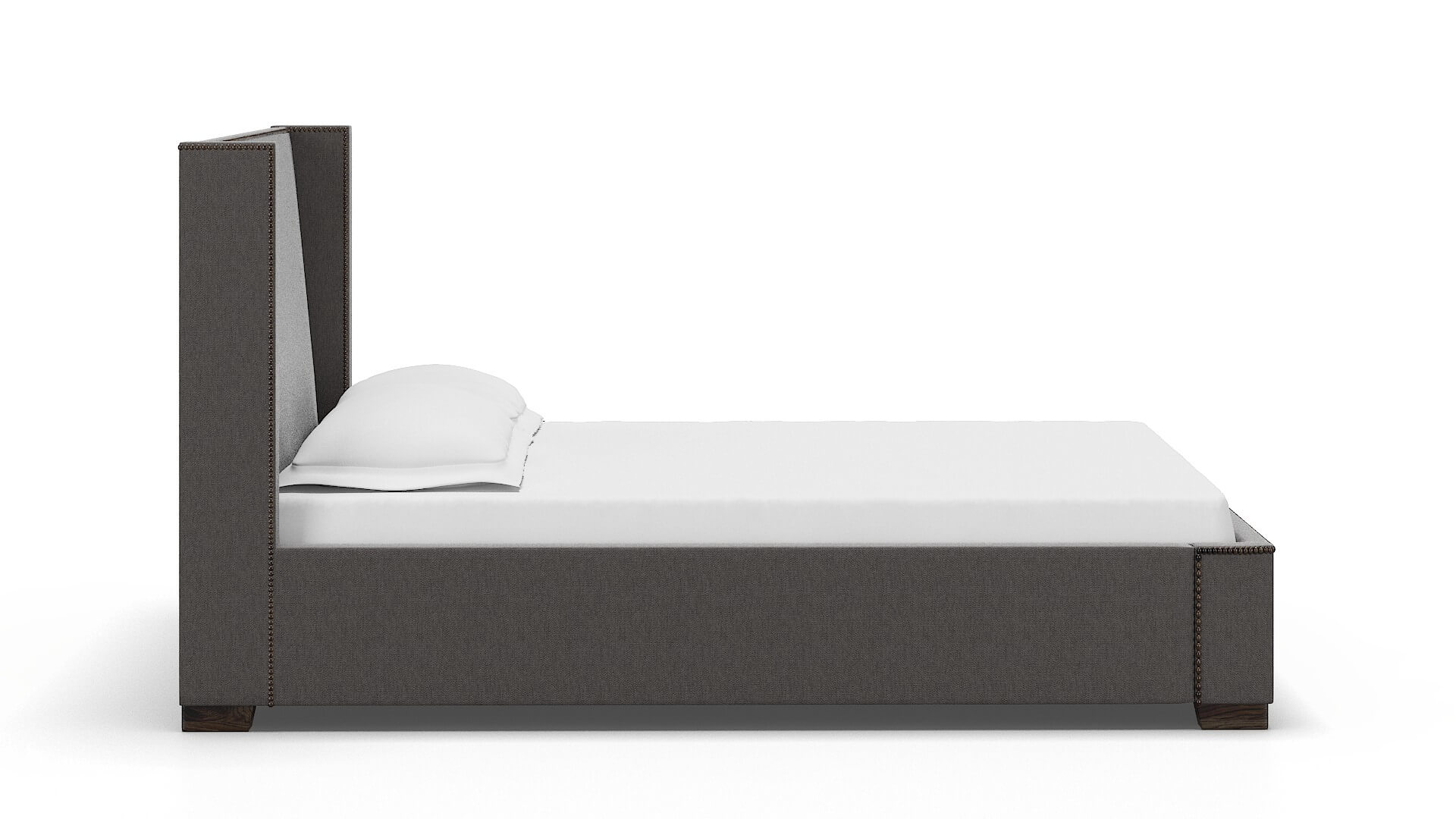 Bria Cosmo Charcoal Bed espresso legs 3