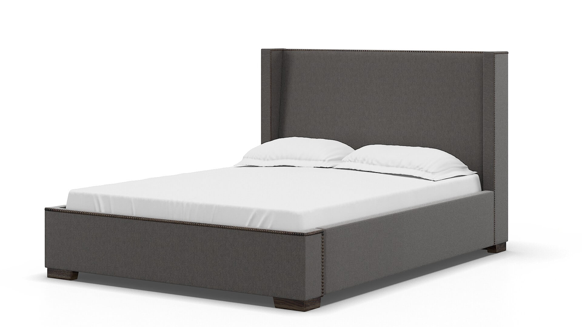 Bria Cosmo Charcoal Bed espresso legs 5
