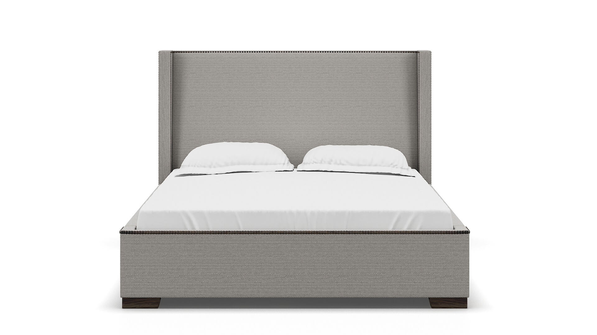 Bria Derby Grey Bed espresso legs 1