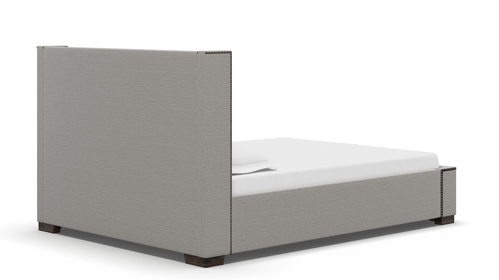 Bria Derby Grey Bed espresso legs 4