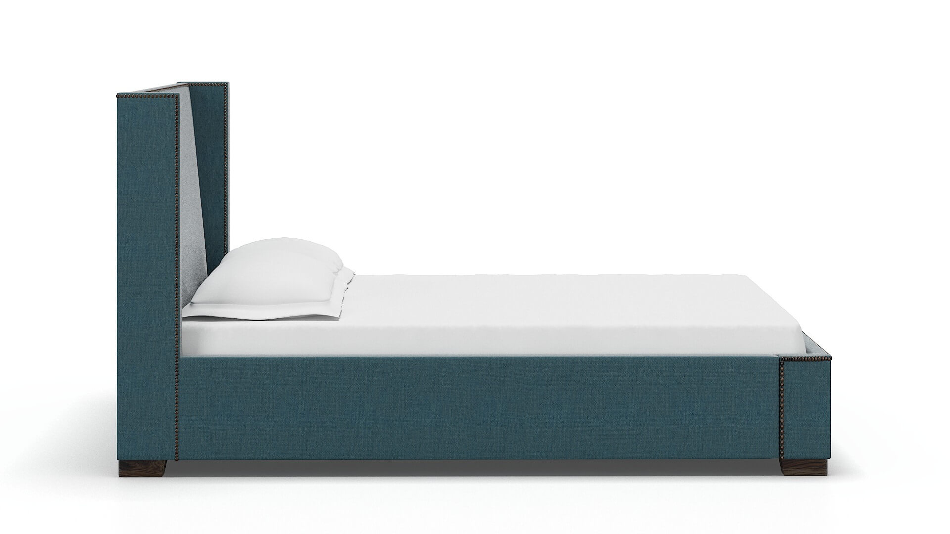 Bria Merit Peacock Bed espresso legs 3