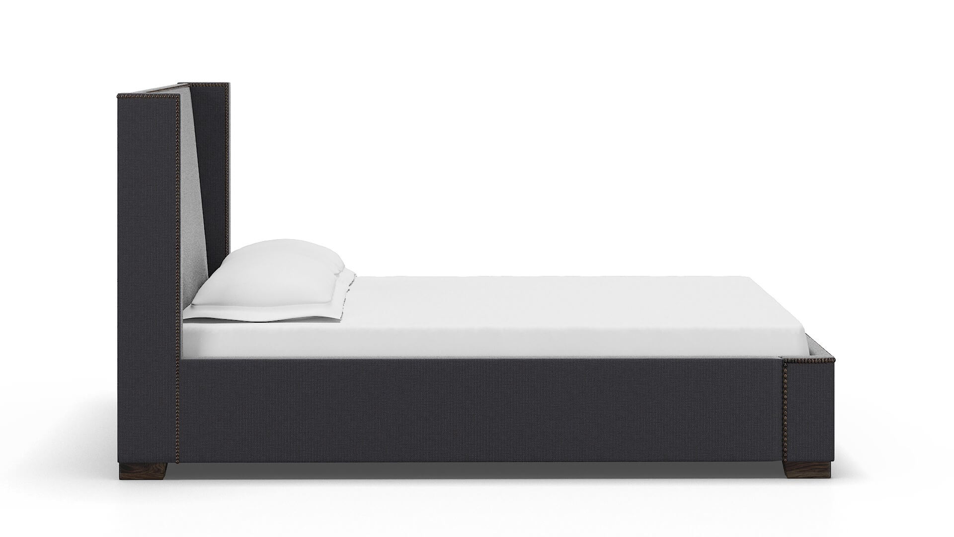 Bria Parker Charcoal Bed espresso legs 3