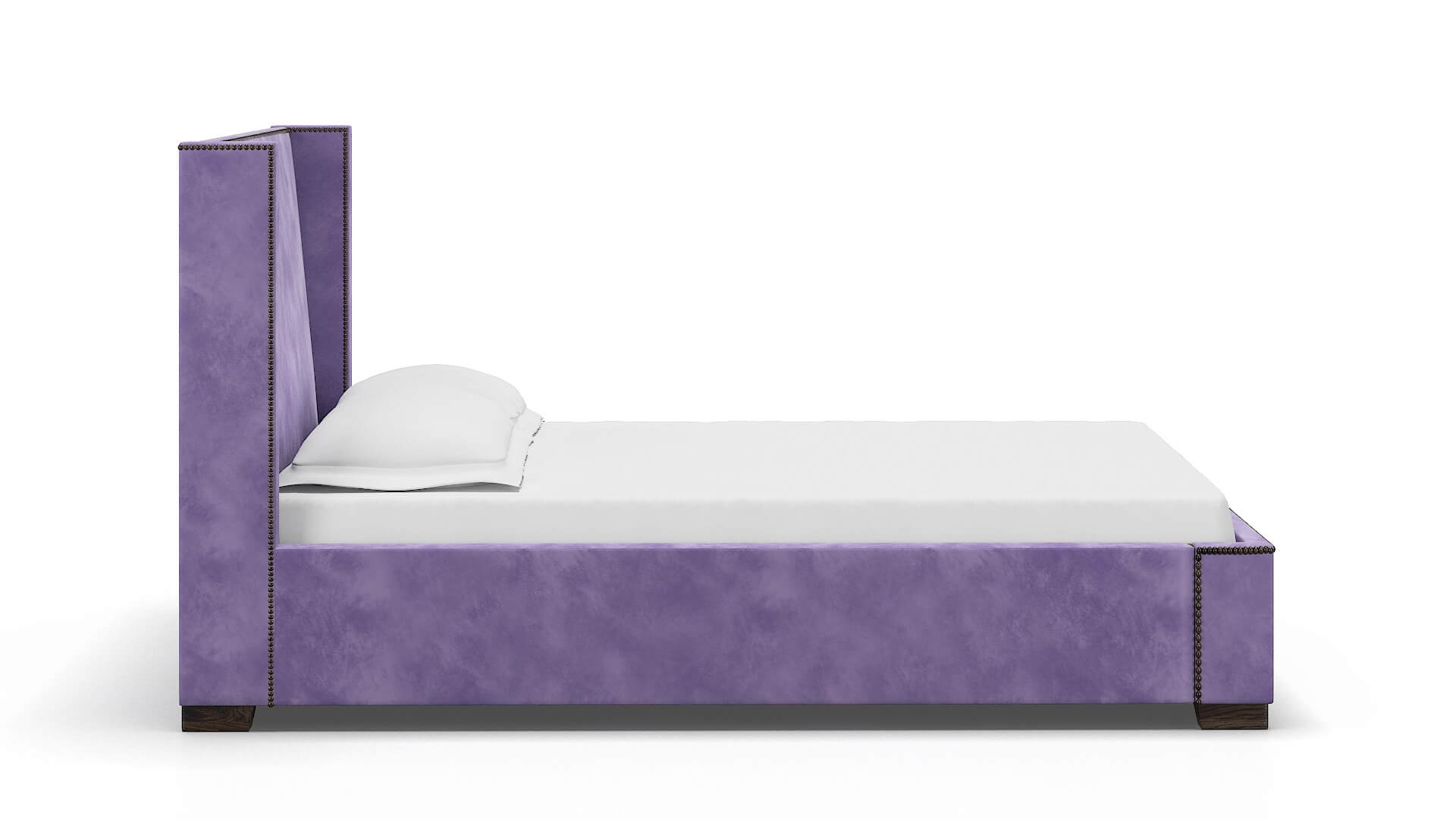 Bria Royale Lavender Bed espresso legs 3
