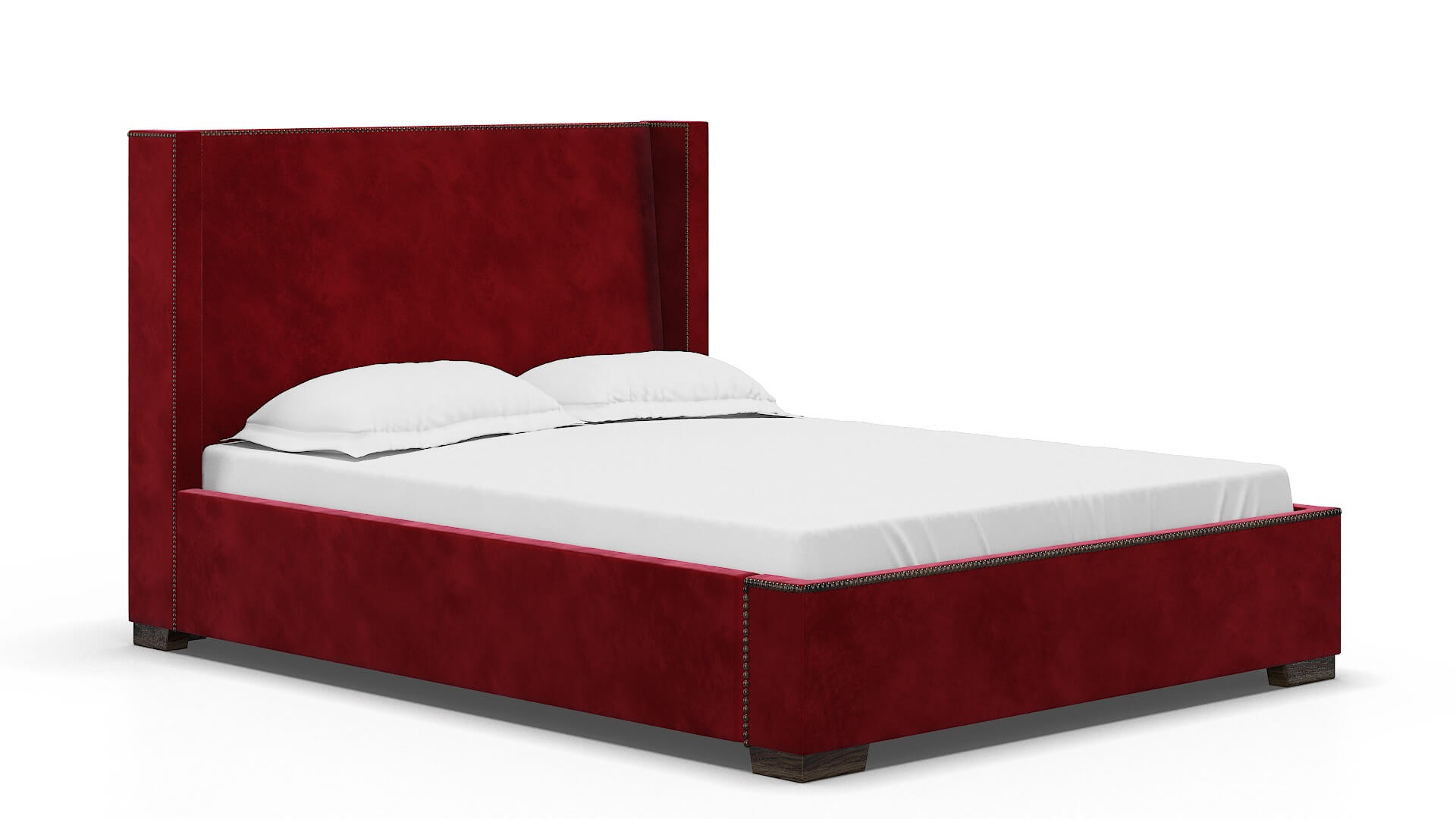 Bria Royale Ruby Bed espresso legs 2