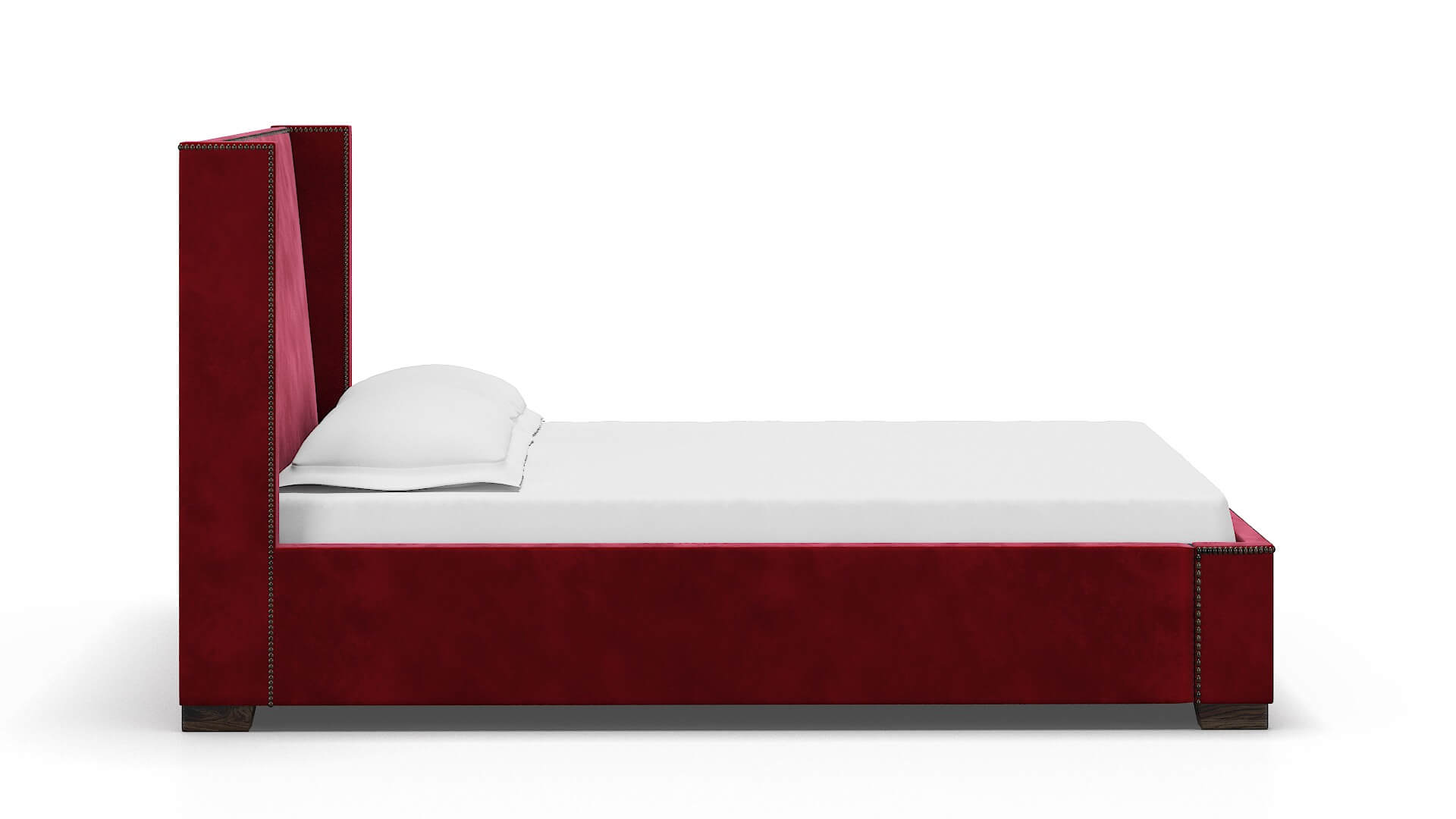 Bria Royale Ruby Bed espresso legs 3